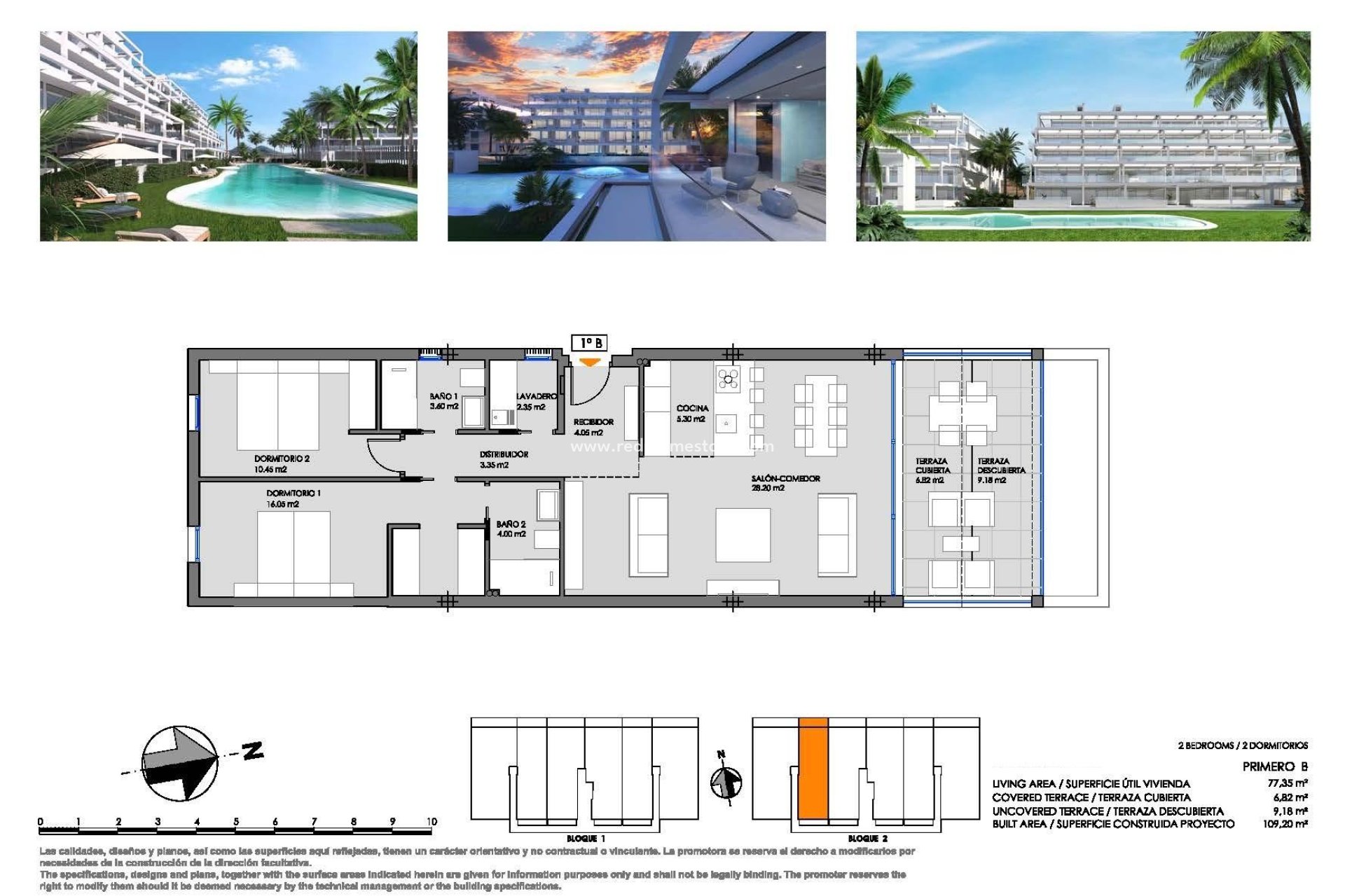 Nybyggnation - Lägenhet -
Cartagena - Mar de cristal