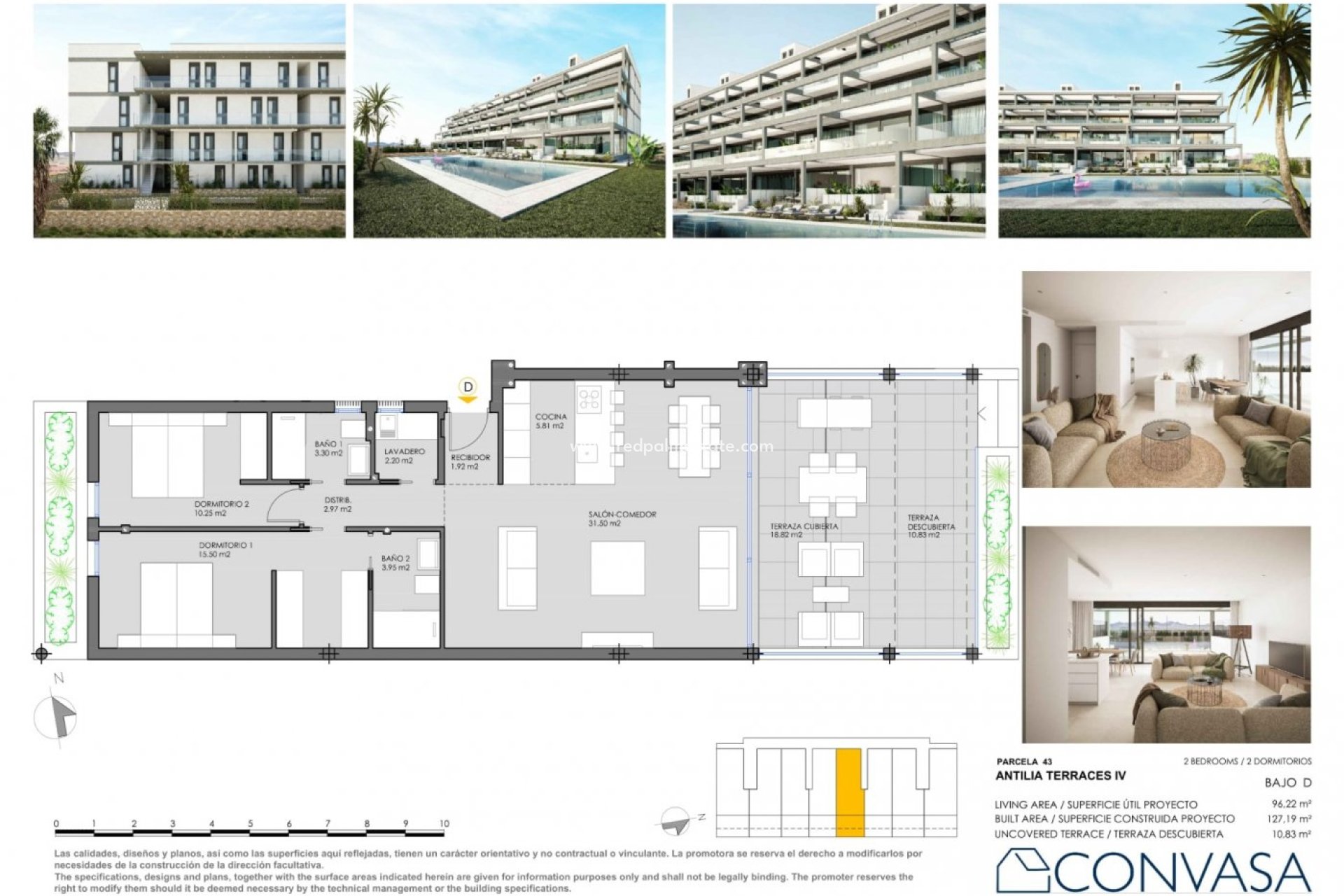 Nybyggnation - Lägenhet -
CARTAGENA - Mar De Cristal