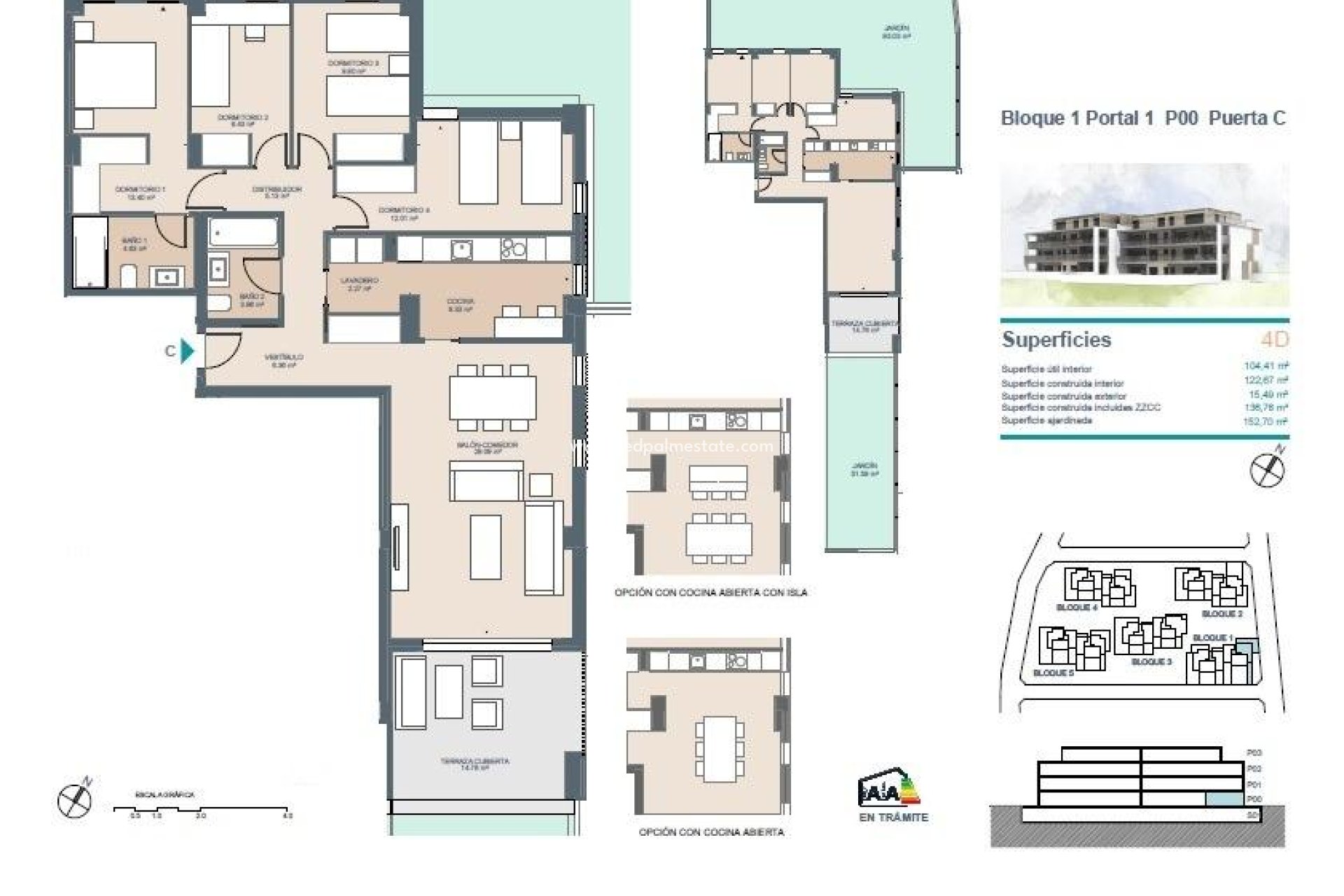 Nybyggnation - Lägenhet -
Godella - Urb. Campolivar