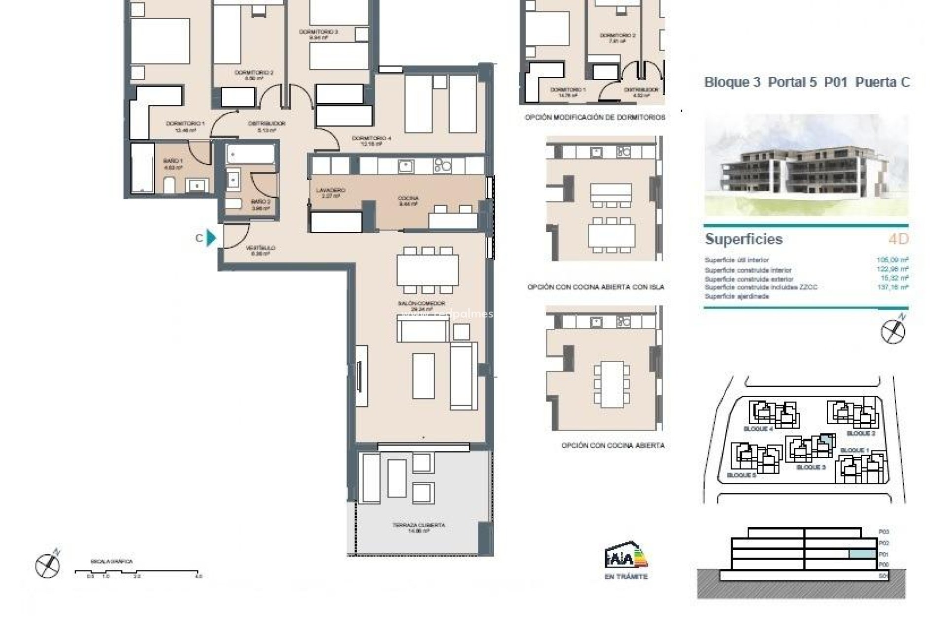 Nybyggnation - Lägenhet -
Godella - Urb. Campolivar
