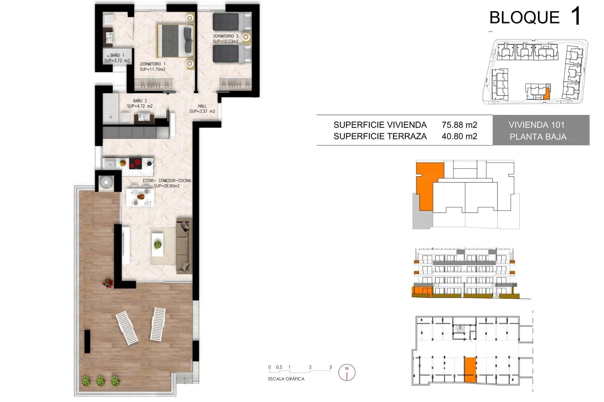 Nybyggnation - Lägenhet -
Orihuela Costa - Los Altos