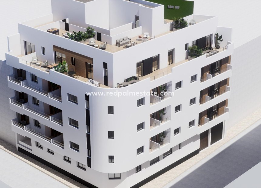 Nybyggnation - Lägenhet -
Torrevieja - pueblo