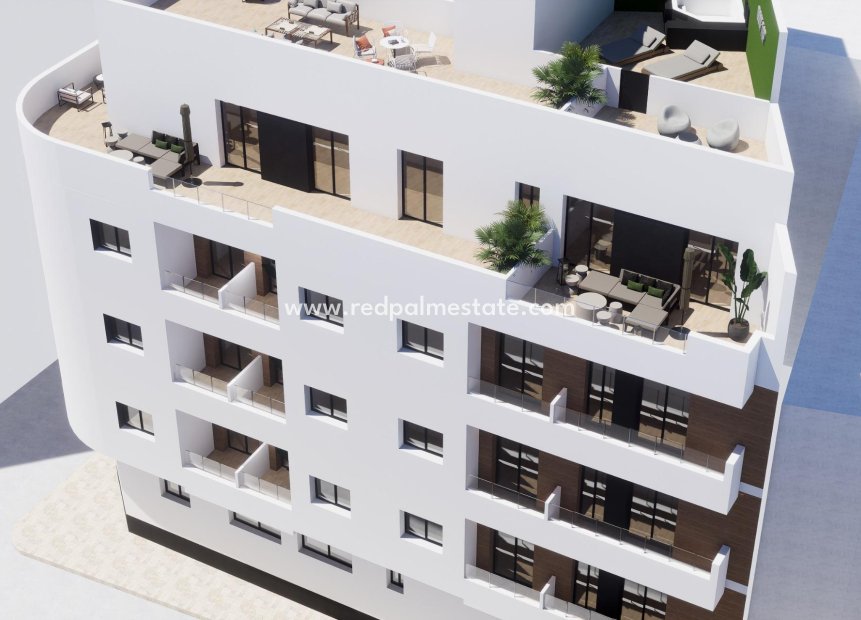 Nybyggnation - Lägenhet -
Torrevieja - pueblo