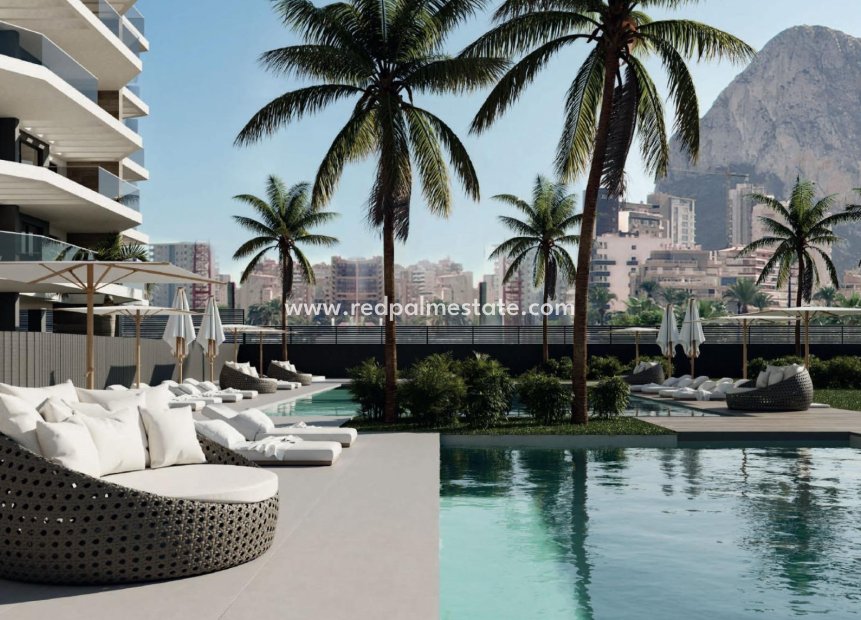 Nybyggnation - Lägenheter -
Calpe - Playa Cantal Roig