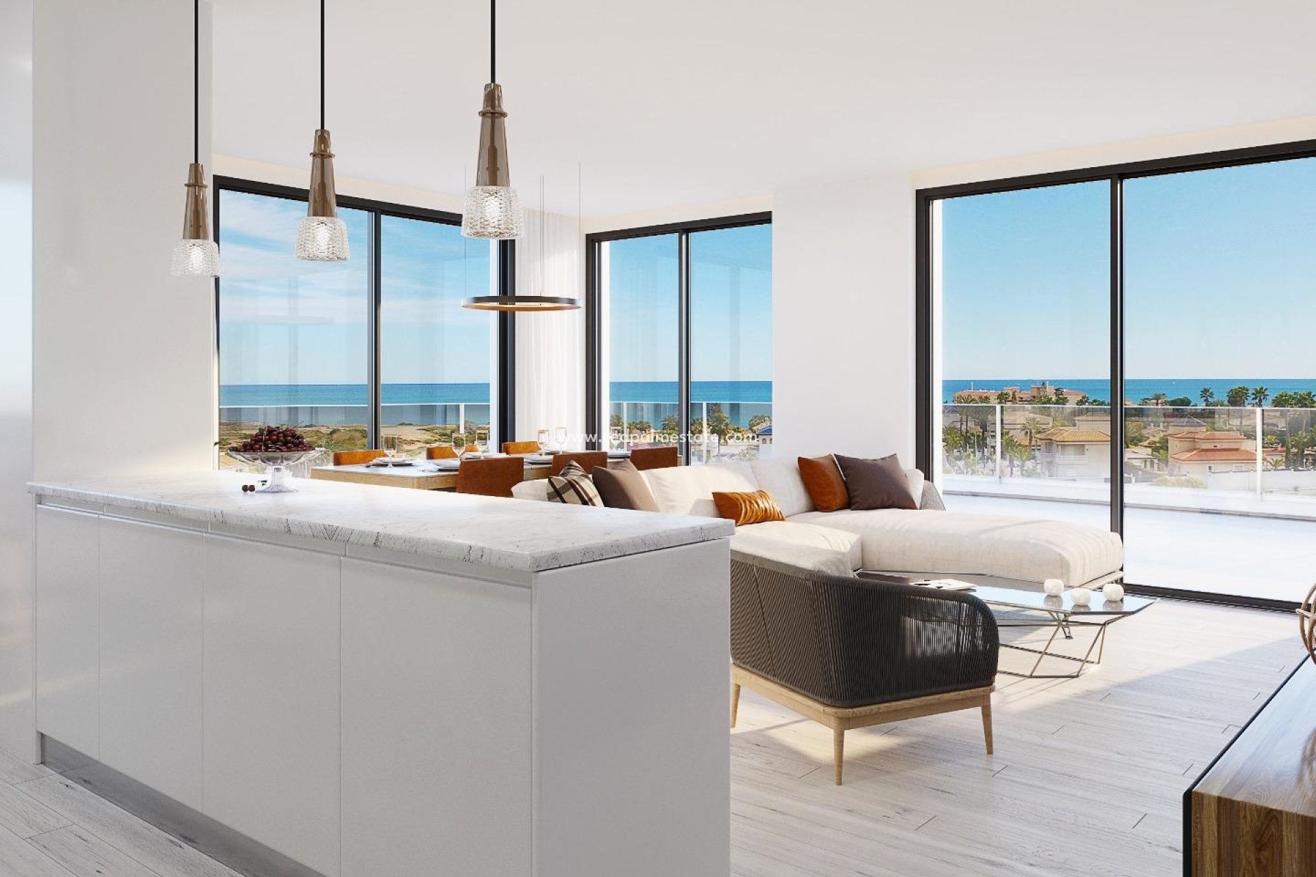 Nybyggnation - Lägenheter -
Orihuela Costa - Playa Flamenca