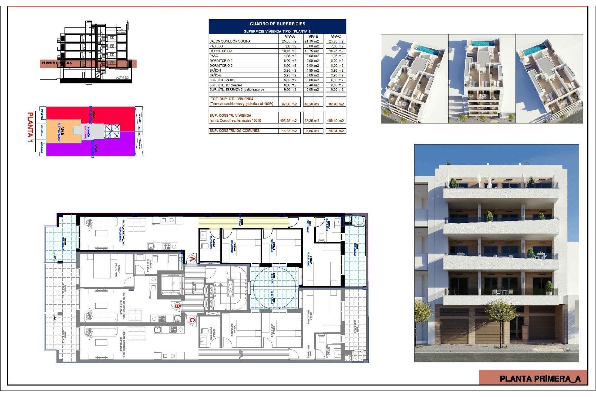 Nybyggnation - Lägenheter -
Torrevieja - Centro Torrevieja
