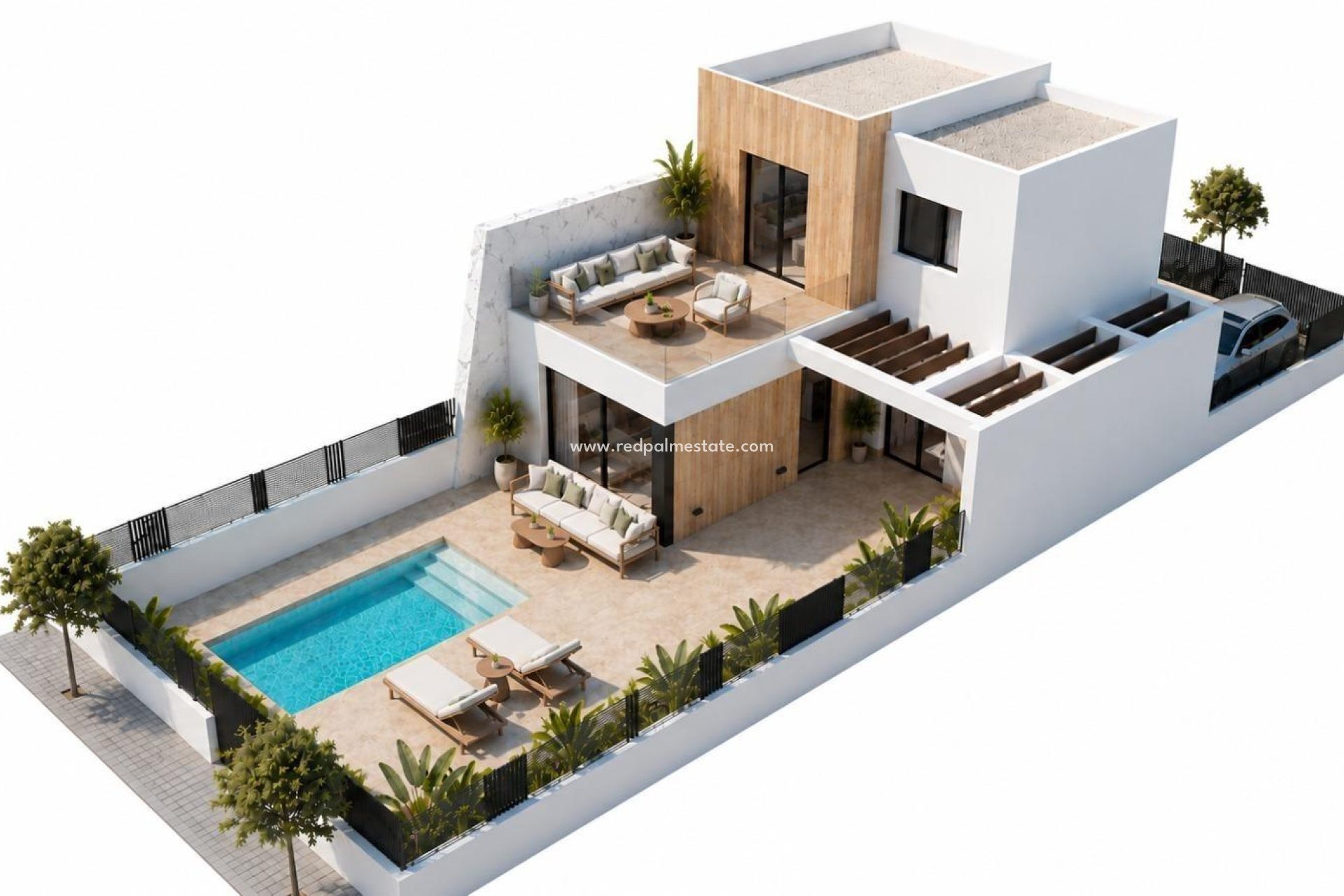 Nybyggnation - Radhus -
Torre Pacheco - Santa Rosalia