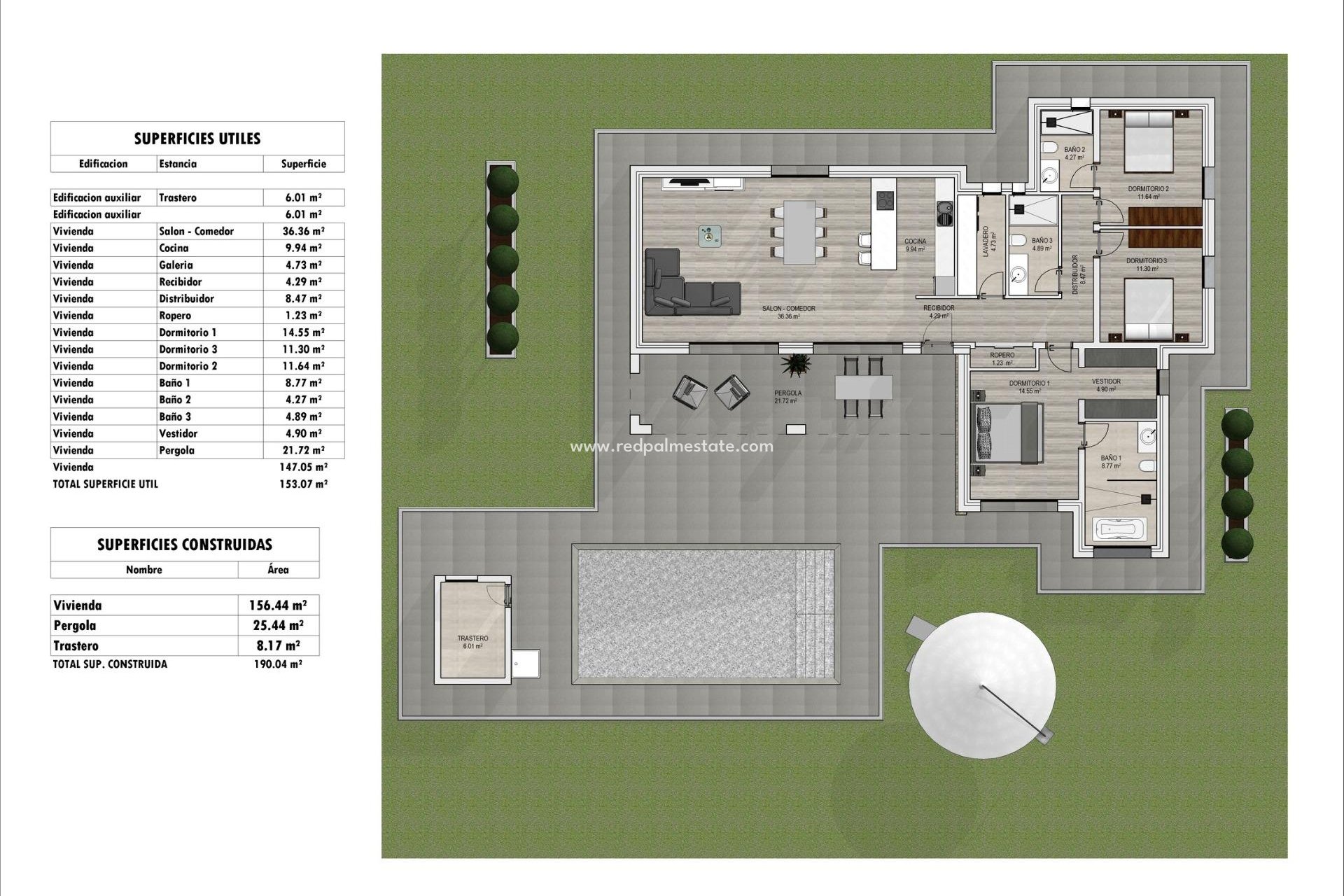 Nybyggnation - Villa -
Aspe - Poligono 19