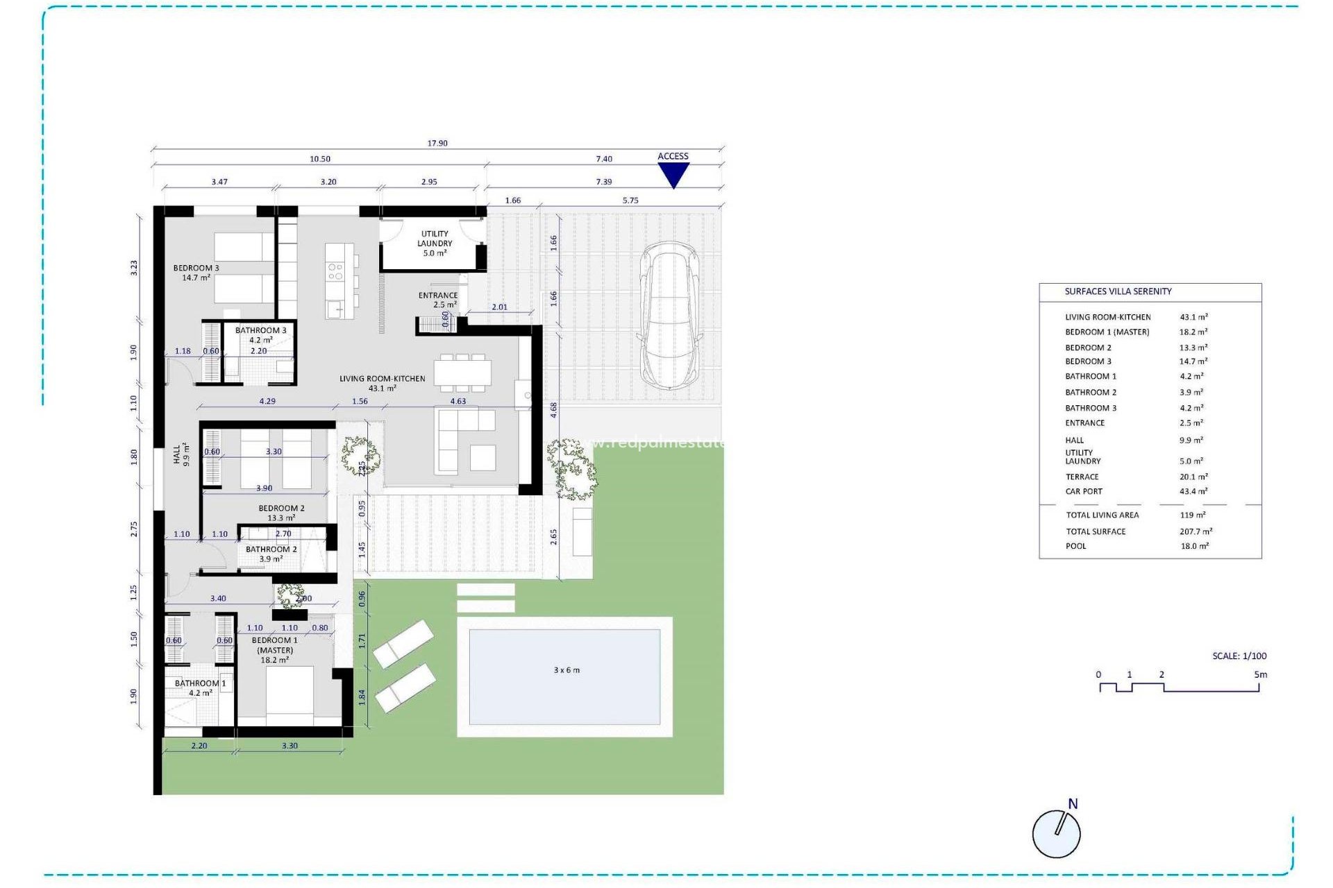Nybyggnation - Villa -
Banos y Mendigo - Altaona Golf And Country Village
