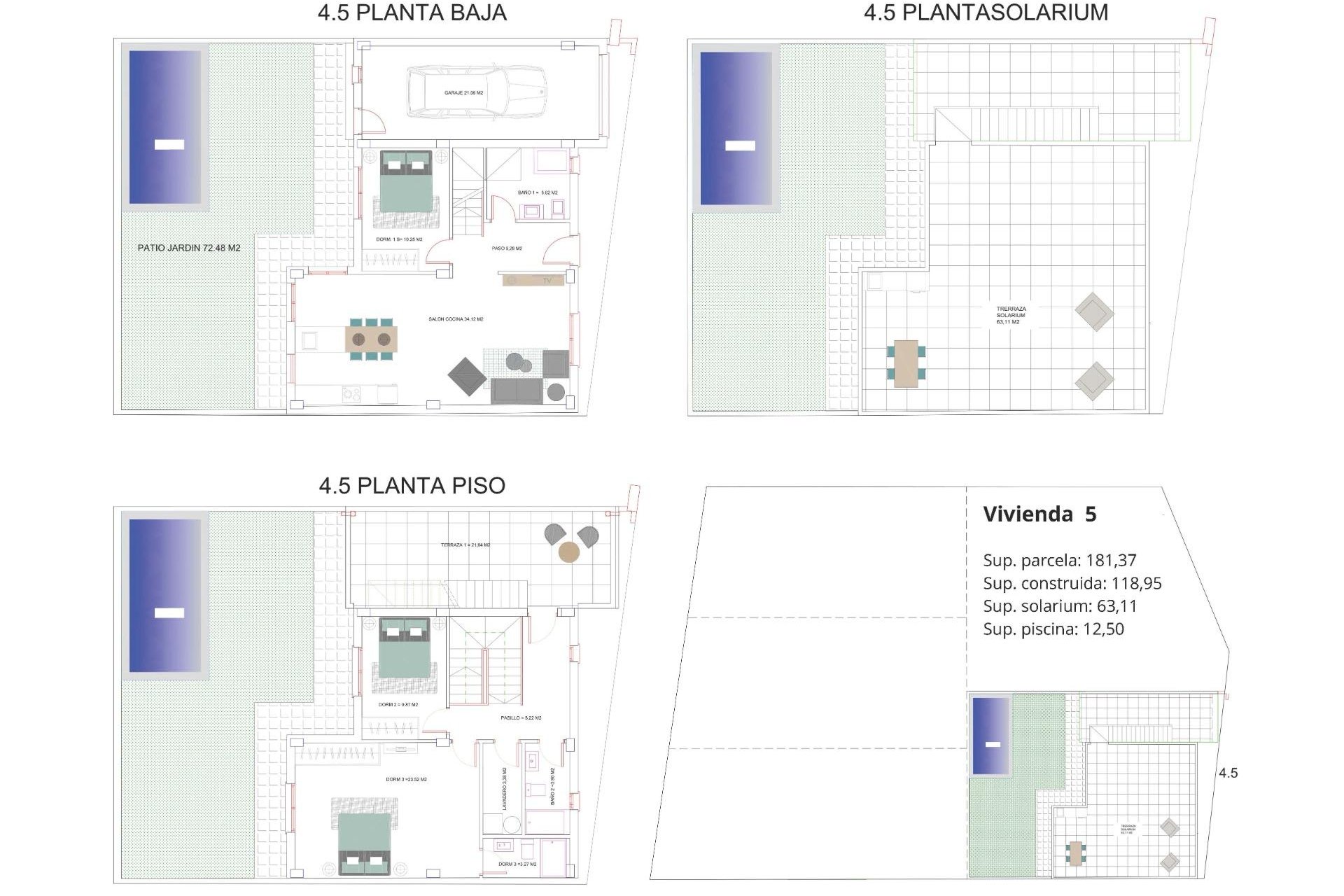 Nybyggnation - Villa -
Los Belones - pueblo