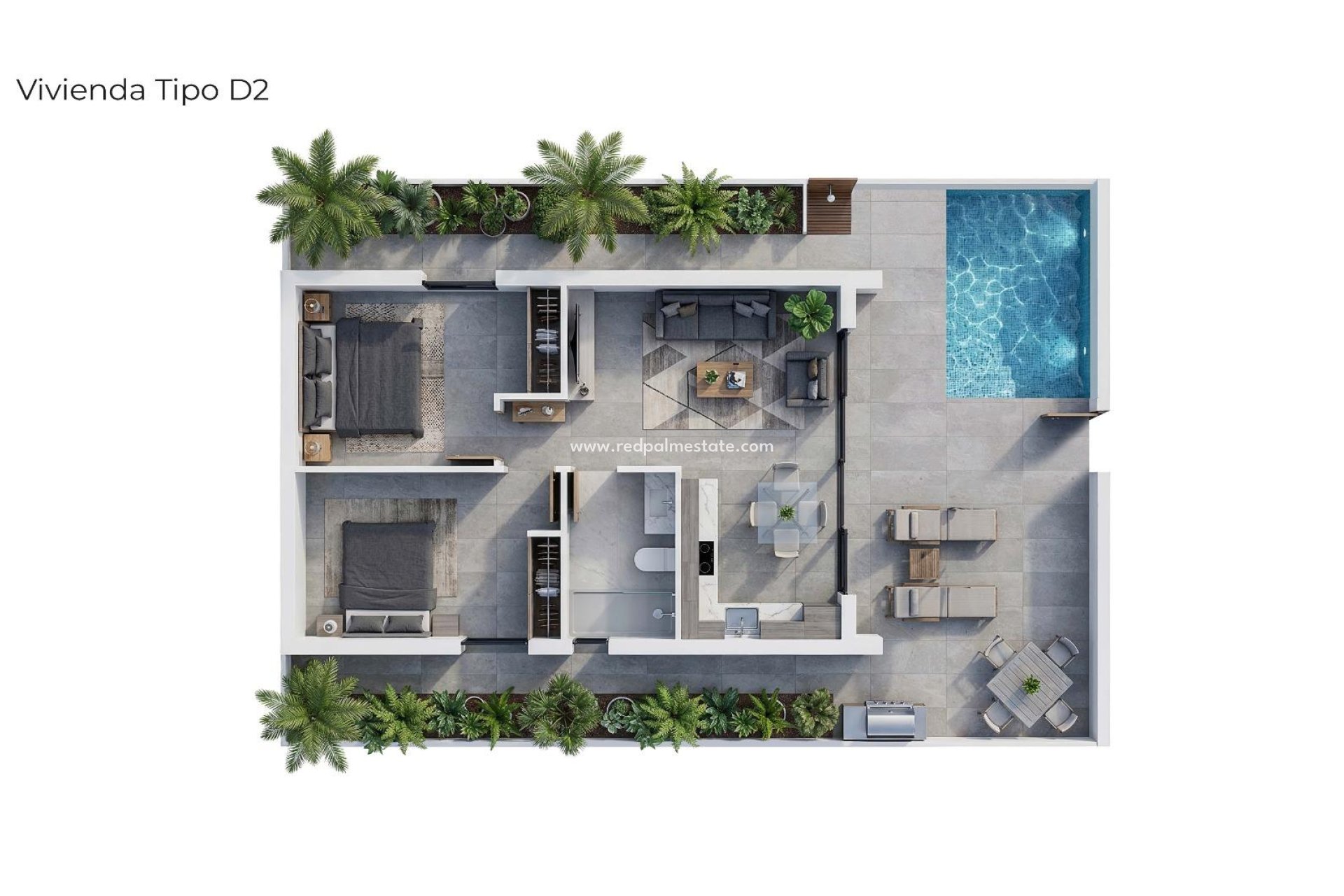 Nybyggnation - Villa -
Vera Playa