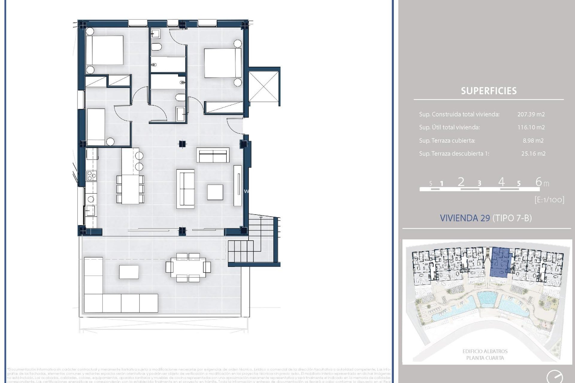 Obra nueva - Apartamento Ático -
3409 - pueblo