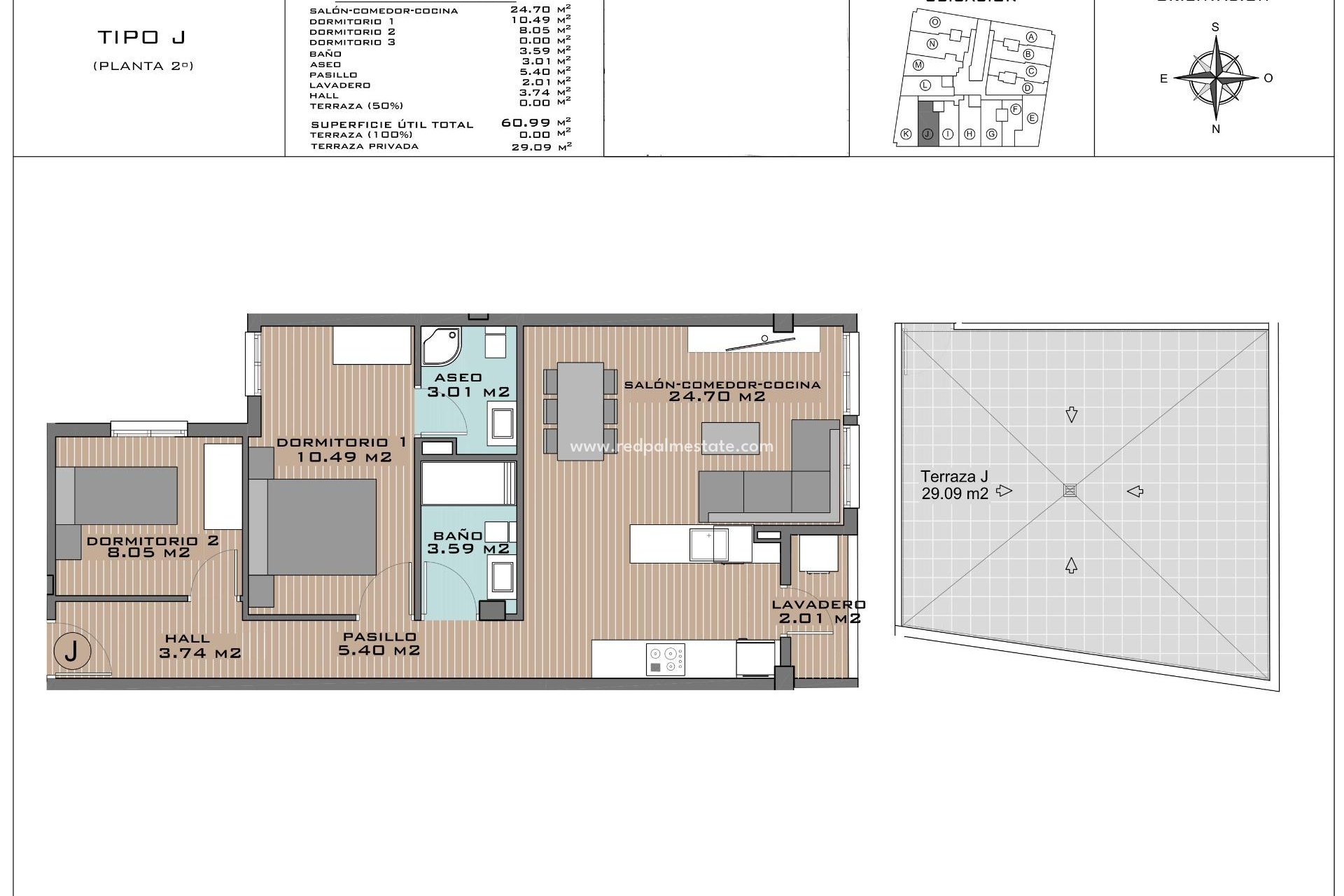 Obra nueva - Apartamento Ático -
Algorfa - Pueblo