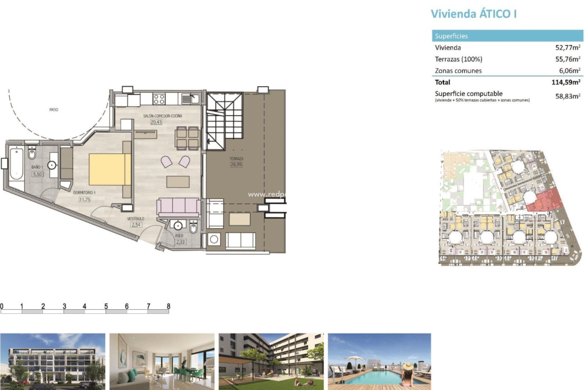 Obra nueva - Apartamento Ático -
Alicante - La Florida