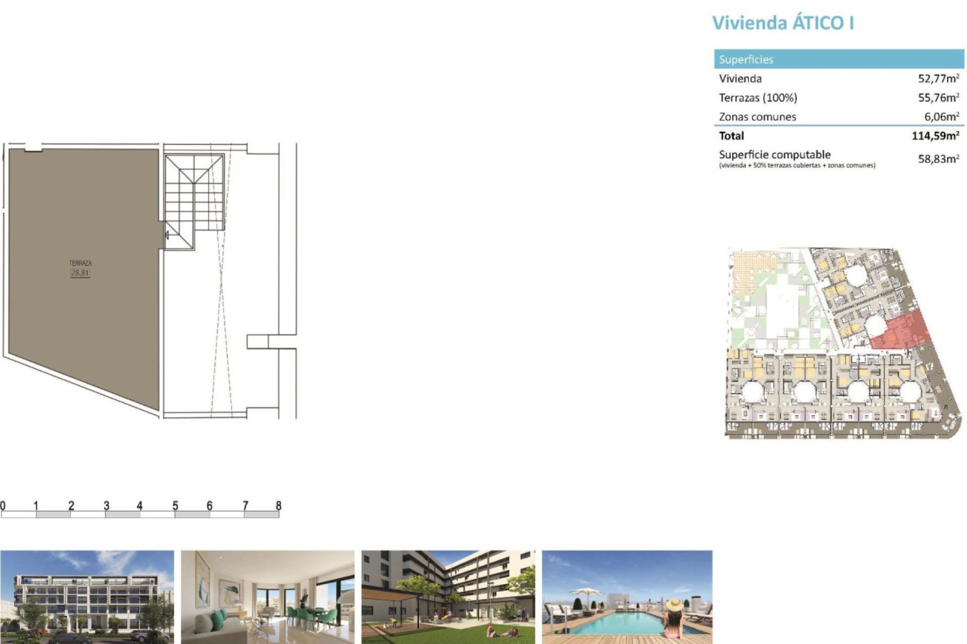 Obra nueva - Apartamento Ático -
Alicante - La Florida