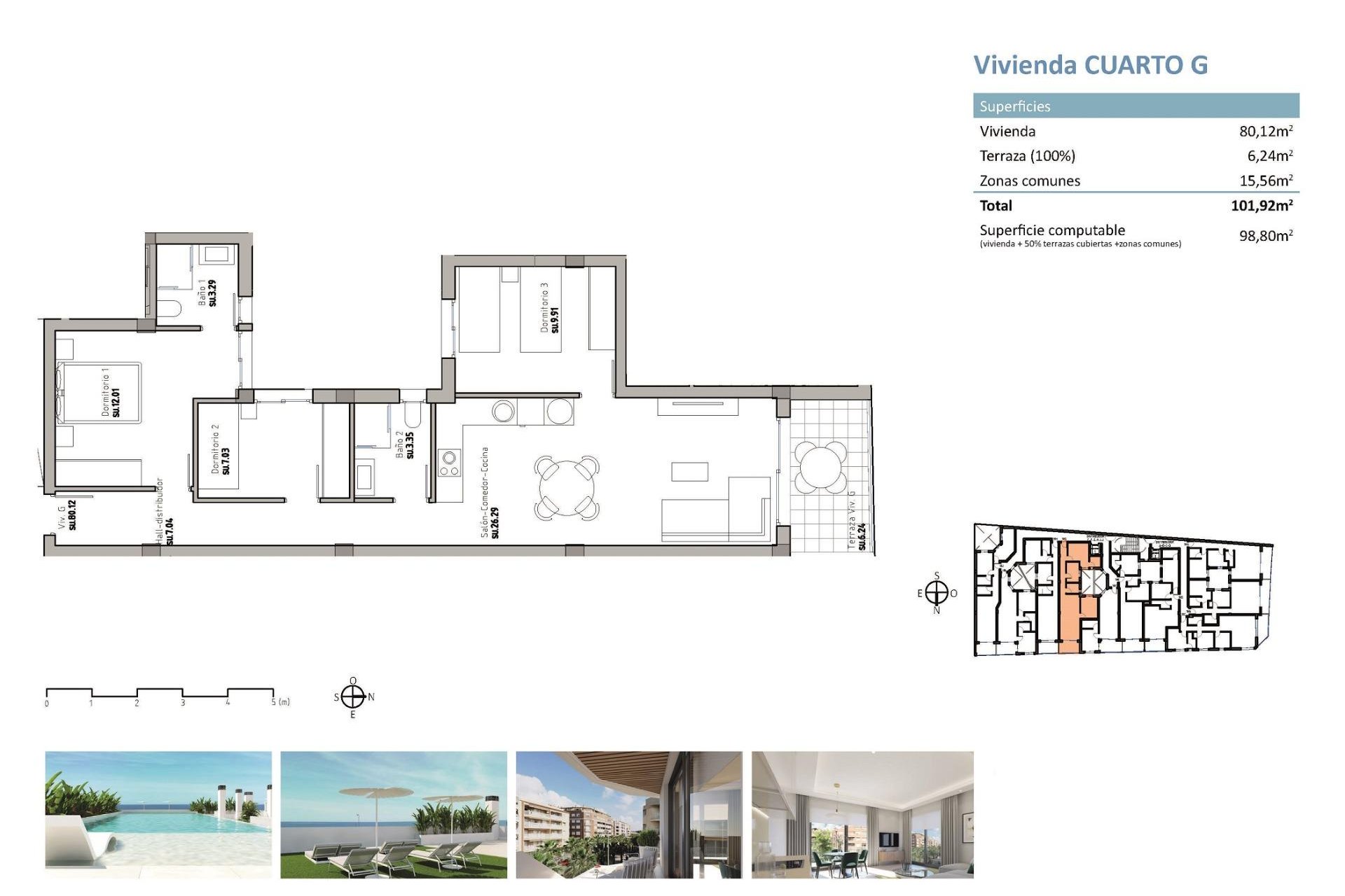 Obra nueva - Apartamento Ático -
Guardamar del Segura - Pueblo