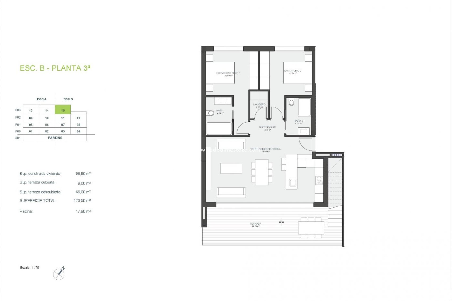 Obra nueva - Apartamento Ático -
Orihuela Costa - Las Colinas Golf