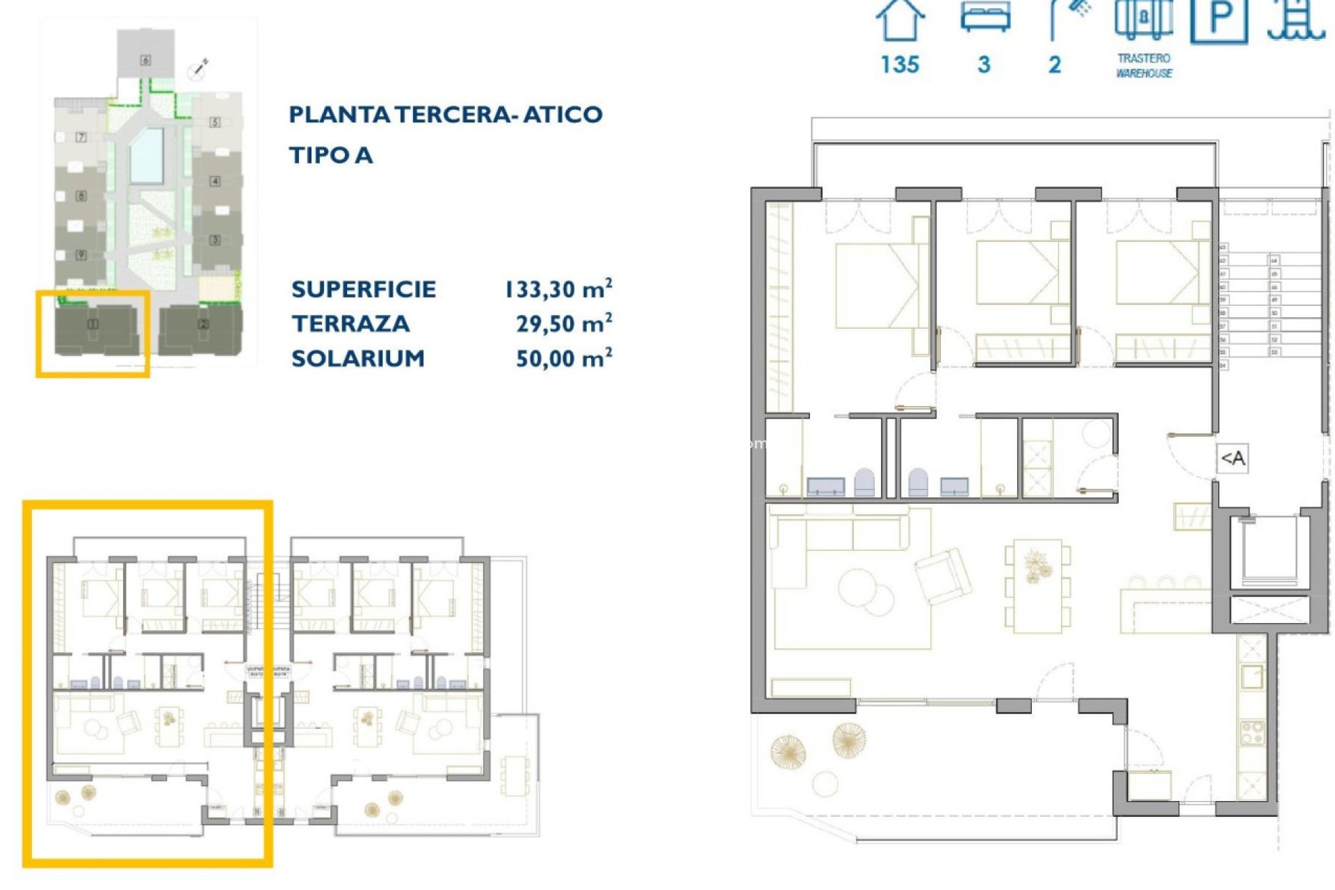 Obra nueva - Apartamento Ático -
San Pedro del Pinatar - Pueblo