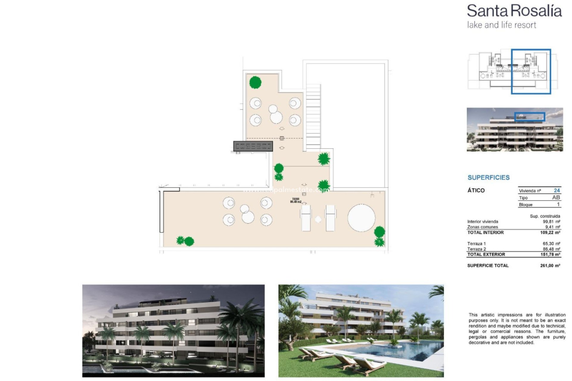 Obra nueva - Apartamento Ático -
Torre Pacheco - Santa Rosalia