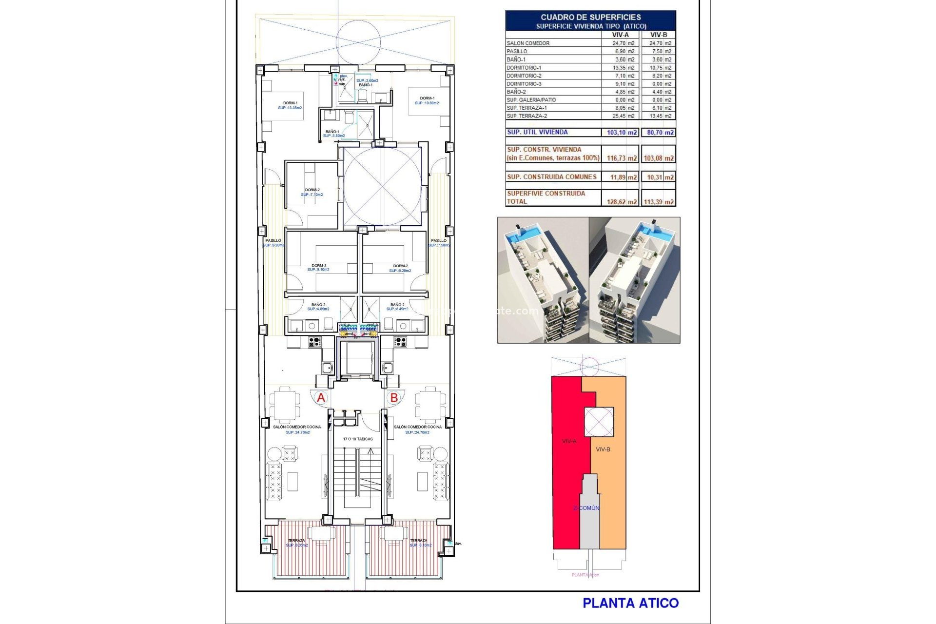 Obra nueva - Apartamento Ático -
Torrevieja - Playa de El Cura