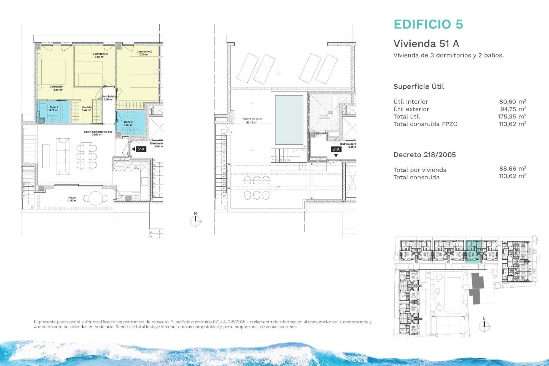 Obra nueva - Apartamento Ático -
Vera Playa - Las Marinas