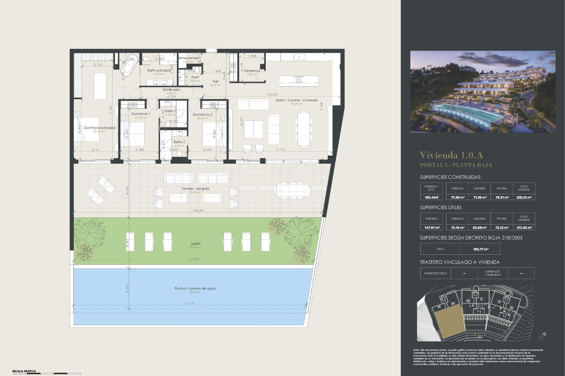 Obra nueva - Apartamento -
Benahavís - Urb. Puerto del Almendro