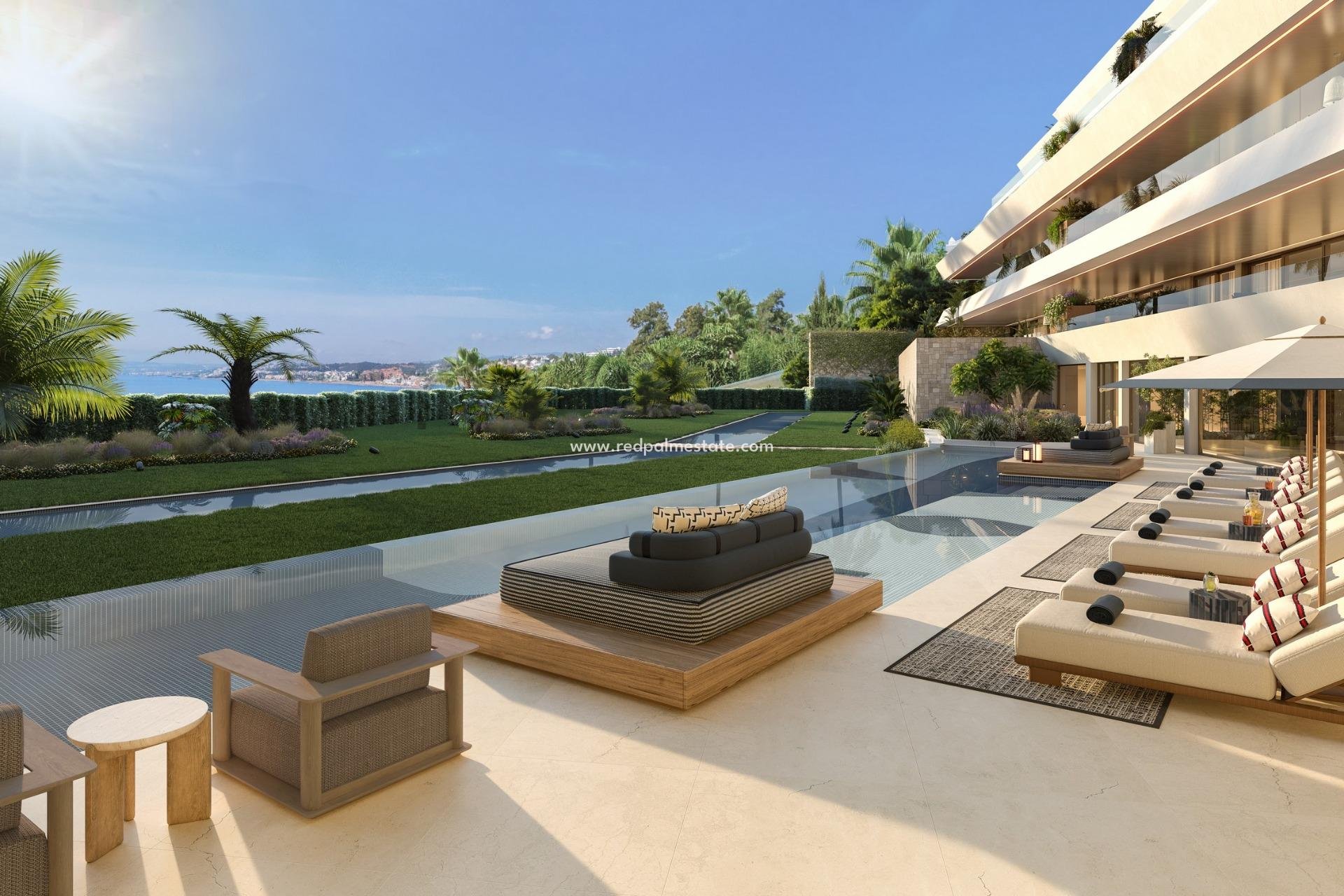 Obra nueva - Apartamento -
Estepona - Playa De Guadalobon