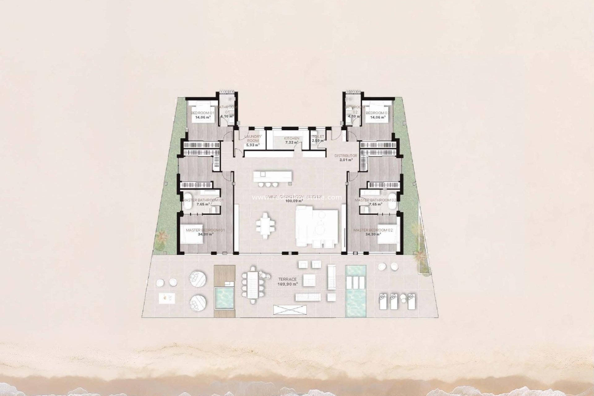 Obra nueva - Apartamento -
Estepona - Playa del Cristo