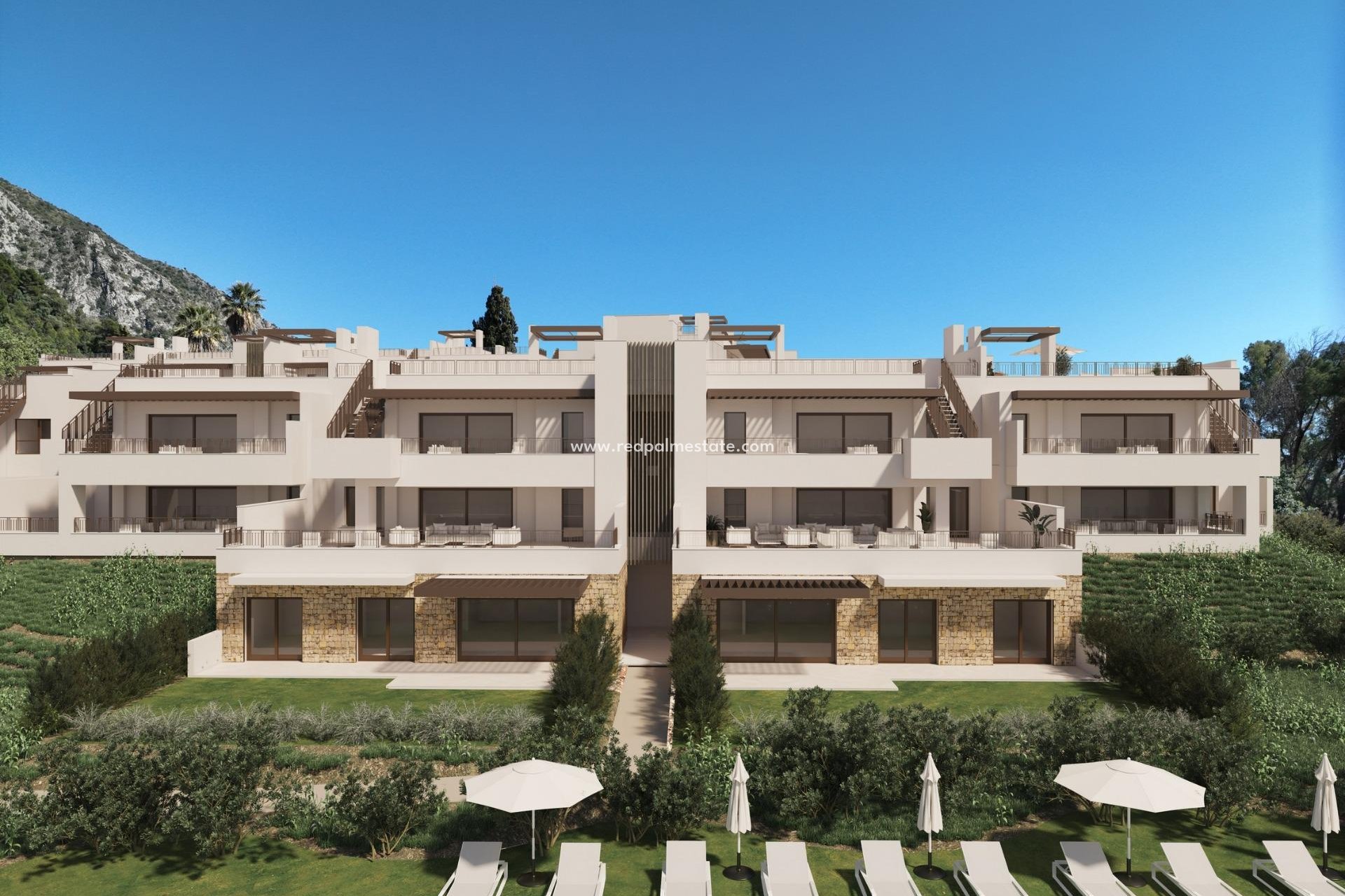 Obra nueva - Apartamento -
Istán - Urbaniz. Cerros del Lago