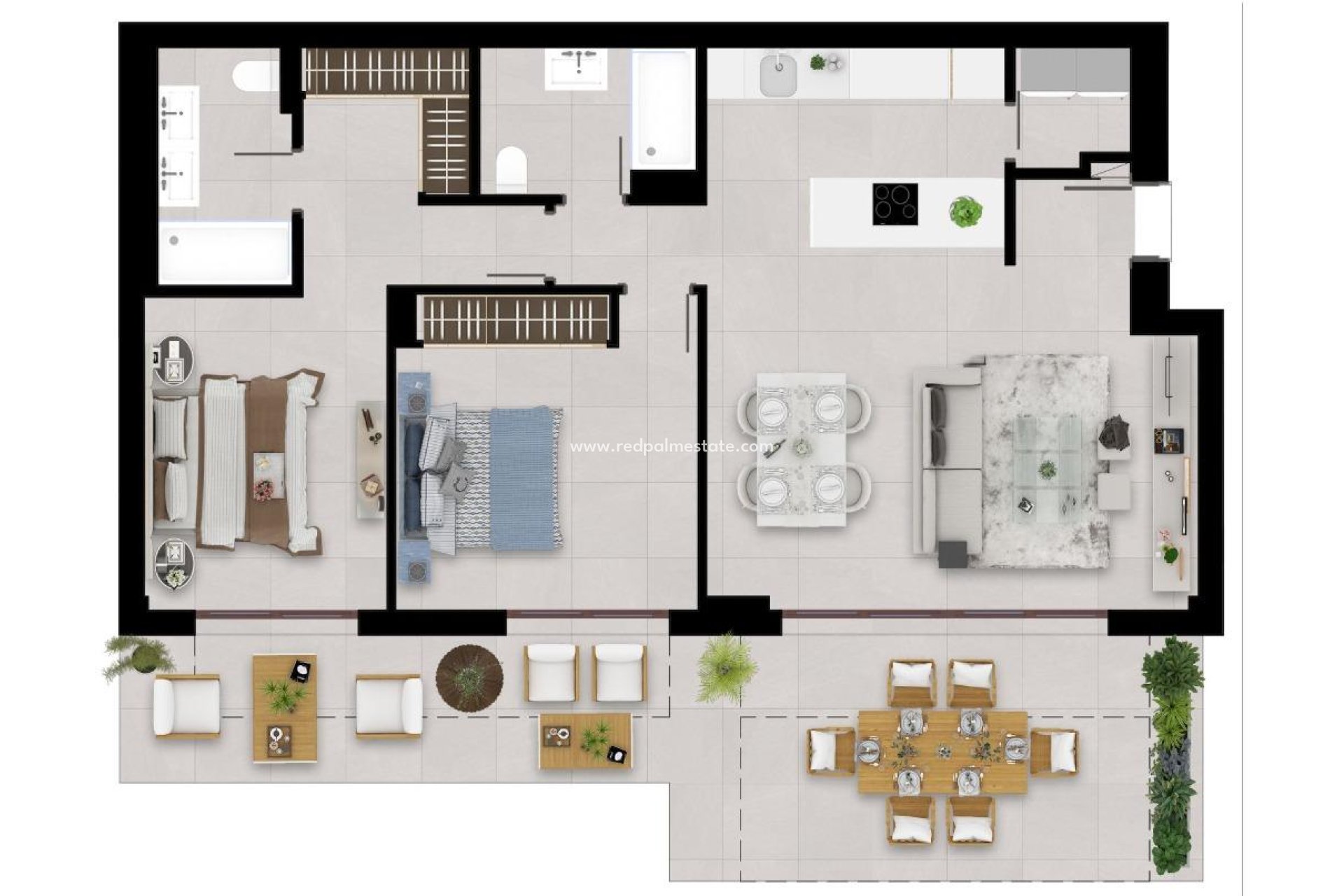 Obra nueva - Apartamento -
Istán - Urbaniz. Cerros del Lago