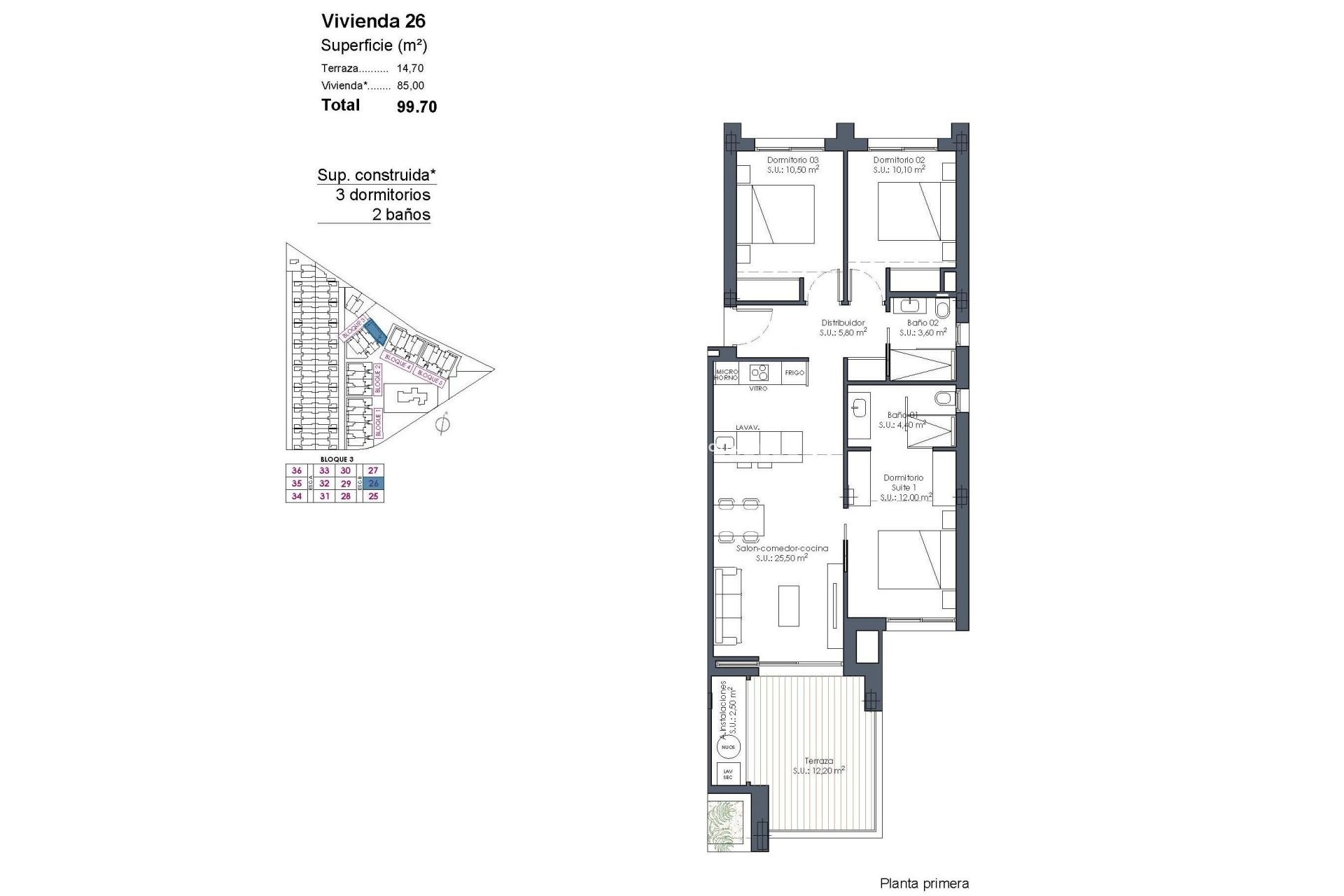 Obra nueva - Apartamento -
Los Alczares - Serena Golf