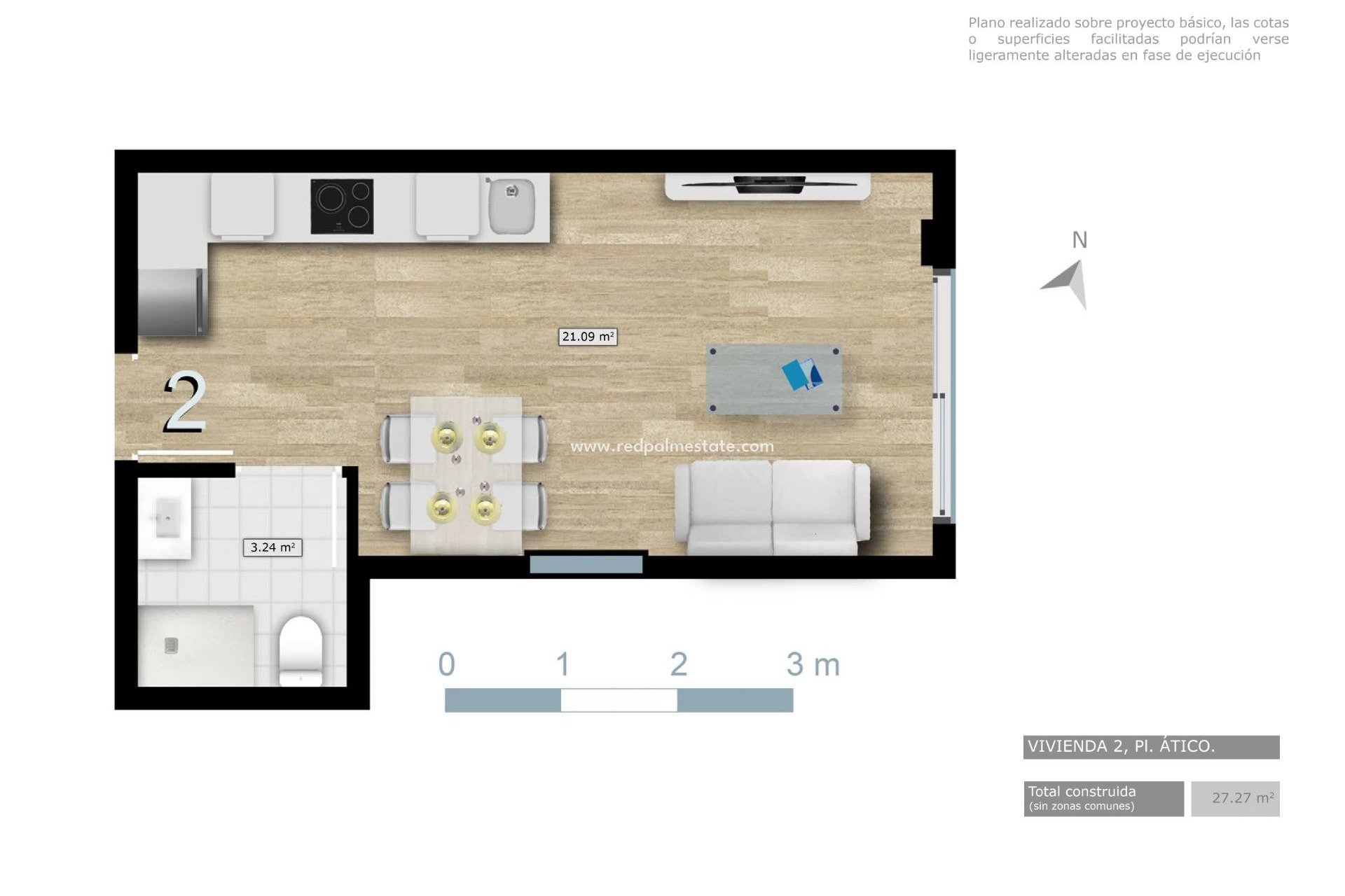 Obra nueva - Apartamento -
Torrevieja - Centro Torrevieja