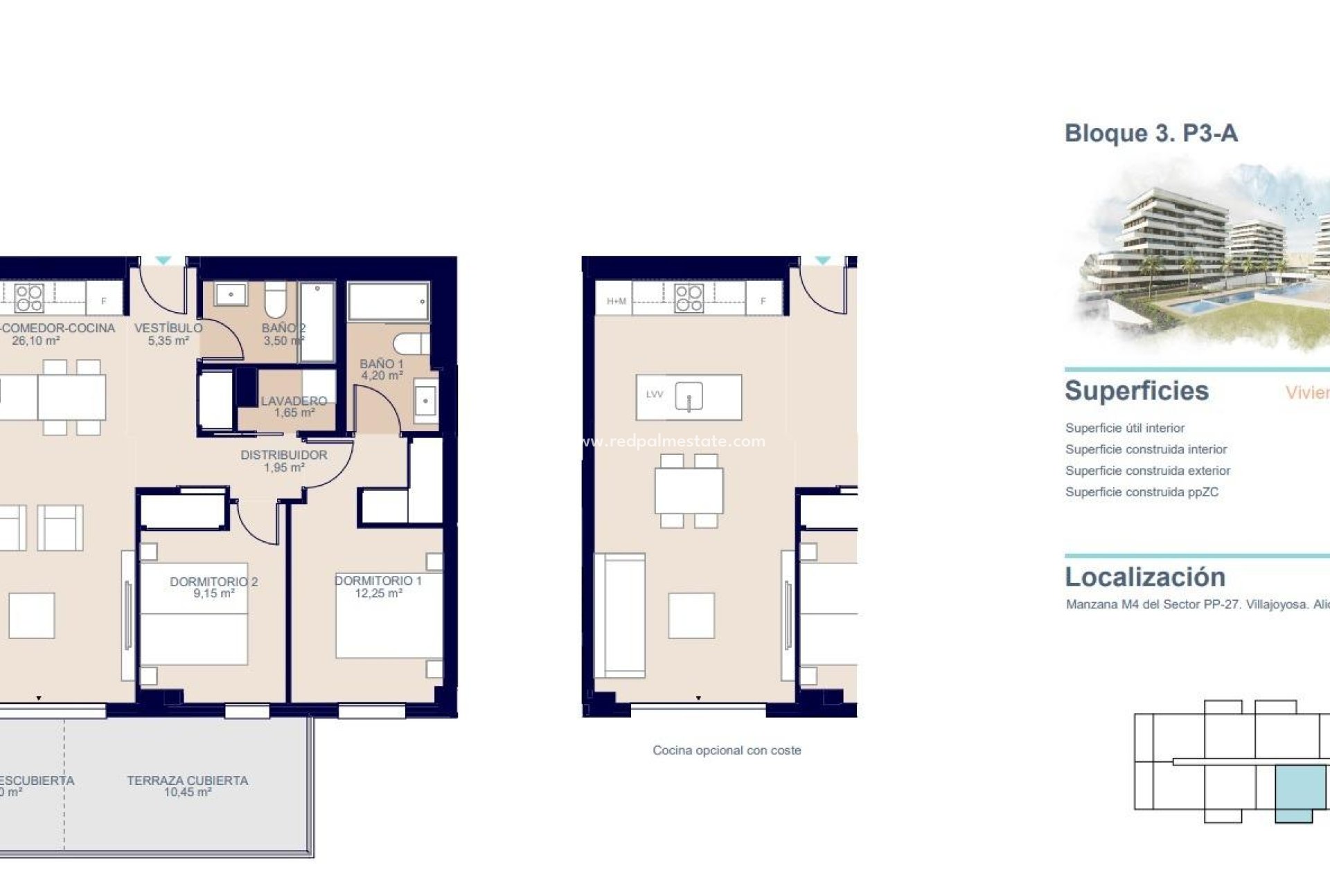 Obra nueva - Apartamento -
Villajoyosa - Playa del Torres