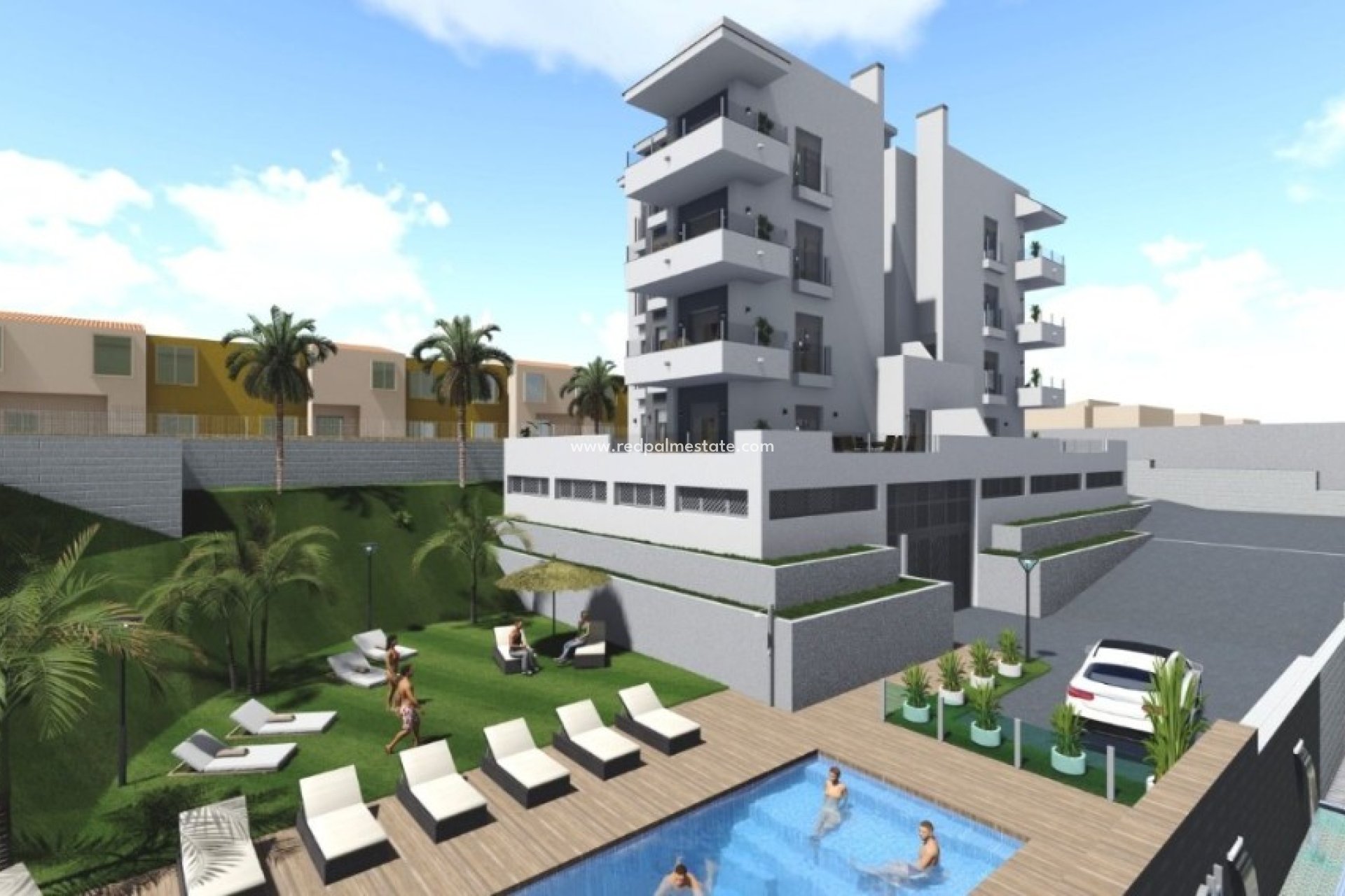 Obra nueva - Apartmentos -
Orihuela Costa - Villamartín