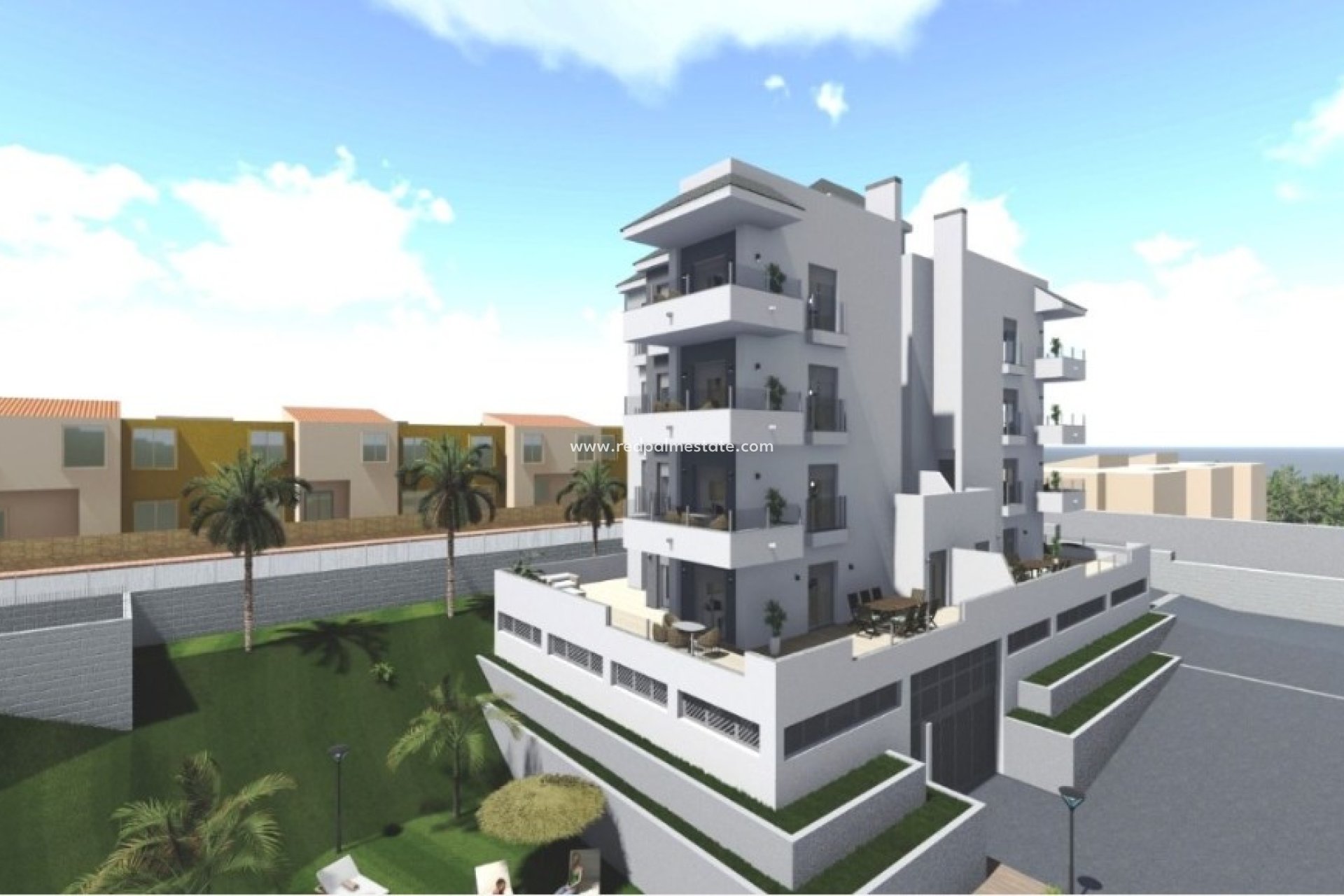 Obra nueva - Apartmentos -
Orihuela Costa - Villamartín