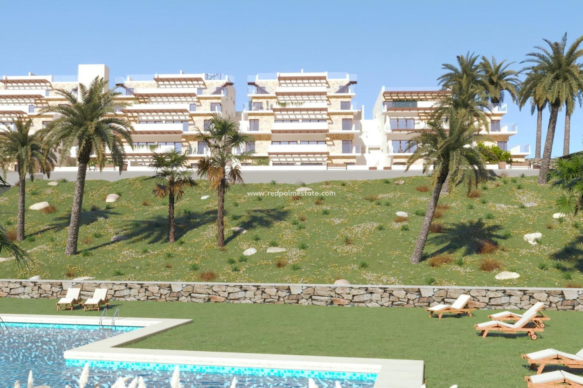 Obra nueva - Apartmentos -
Vera Playa