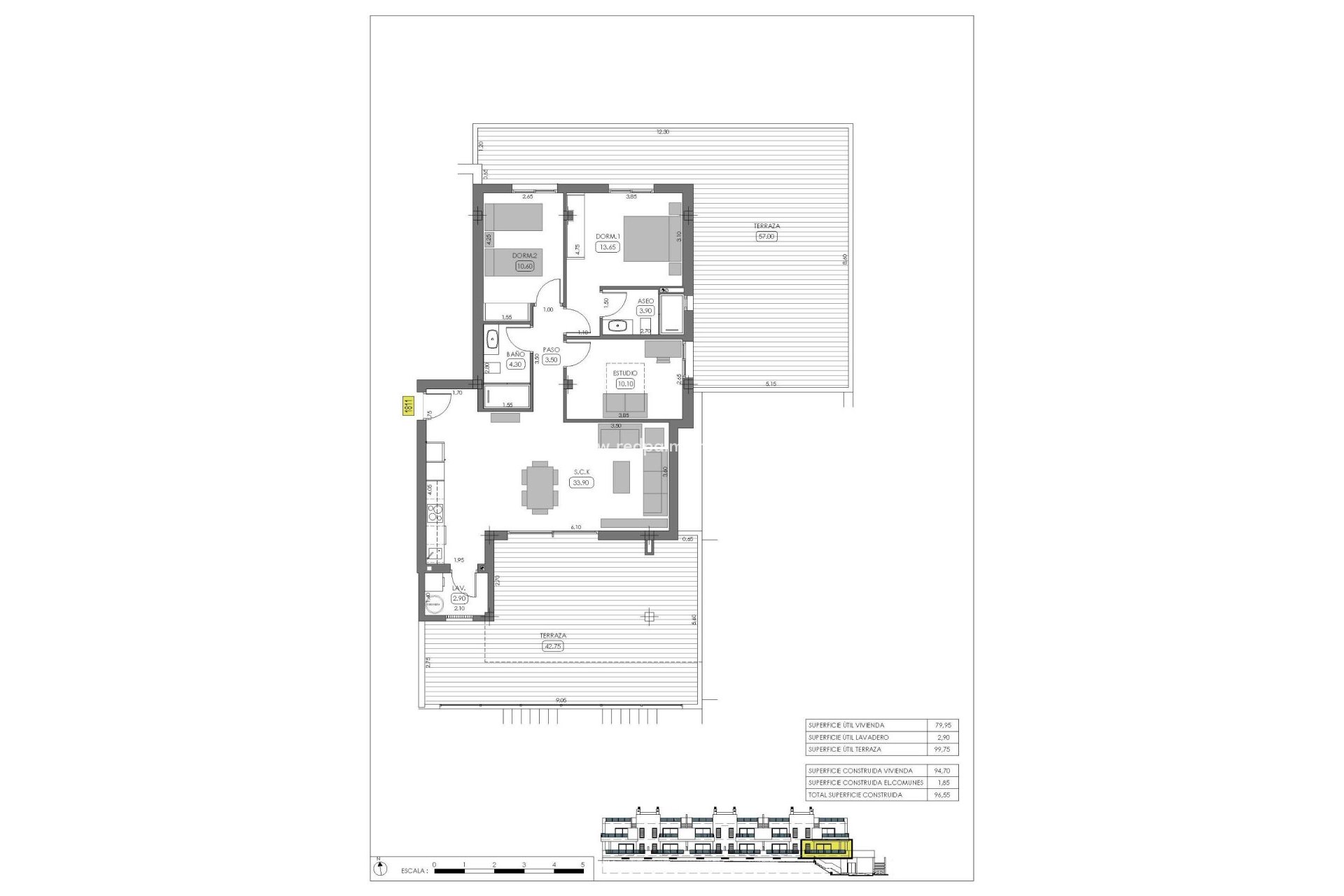 Obra nueva - Bungalow -
Algorfa - La Finca Golf