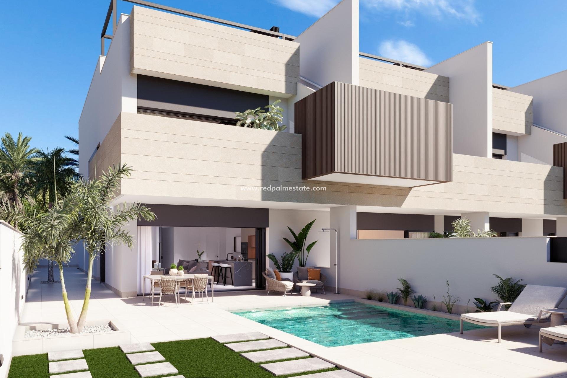 Obra nueva - Bungalow -
Pilar de la Horadada - parques de Andromeda
