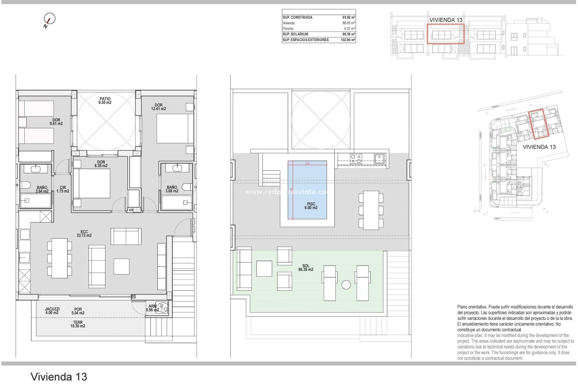 Obra nueva - Bungalow -
Pilar de la Horadada - pueblo