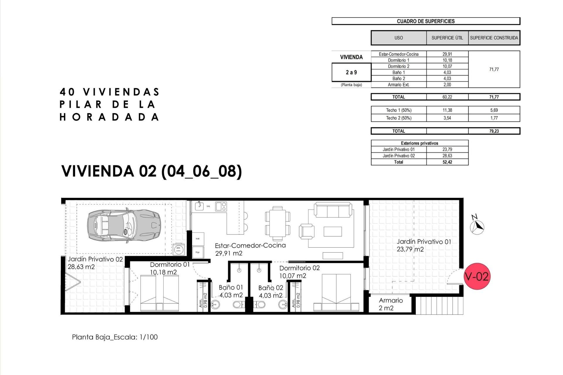 Obra nueva - Bungalow -
Pilar de la Horadada - pueblo