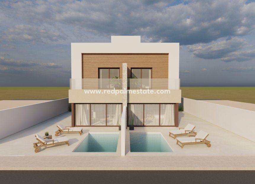 Obra nueva - Casa Adosada -
Santiago de la Ribera - Santiago De La Ribera