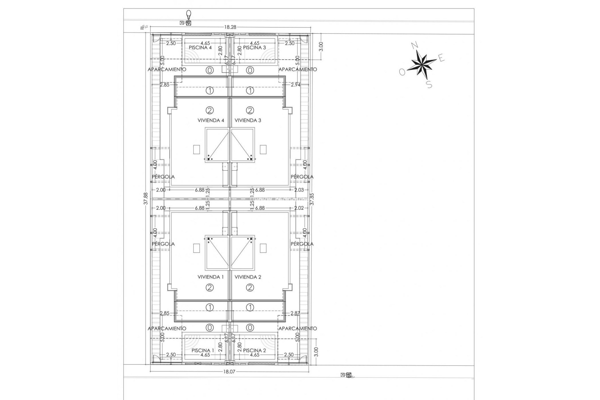 Obra nueva - Casa cuádruple -
San Pedro del Pinatar - San Pedro de Pinatar