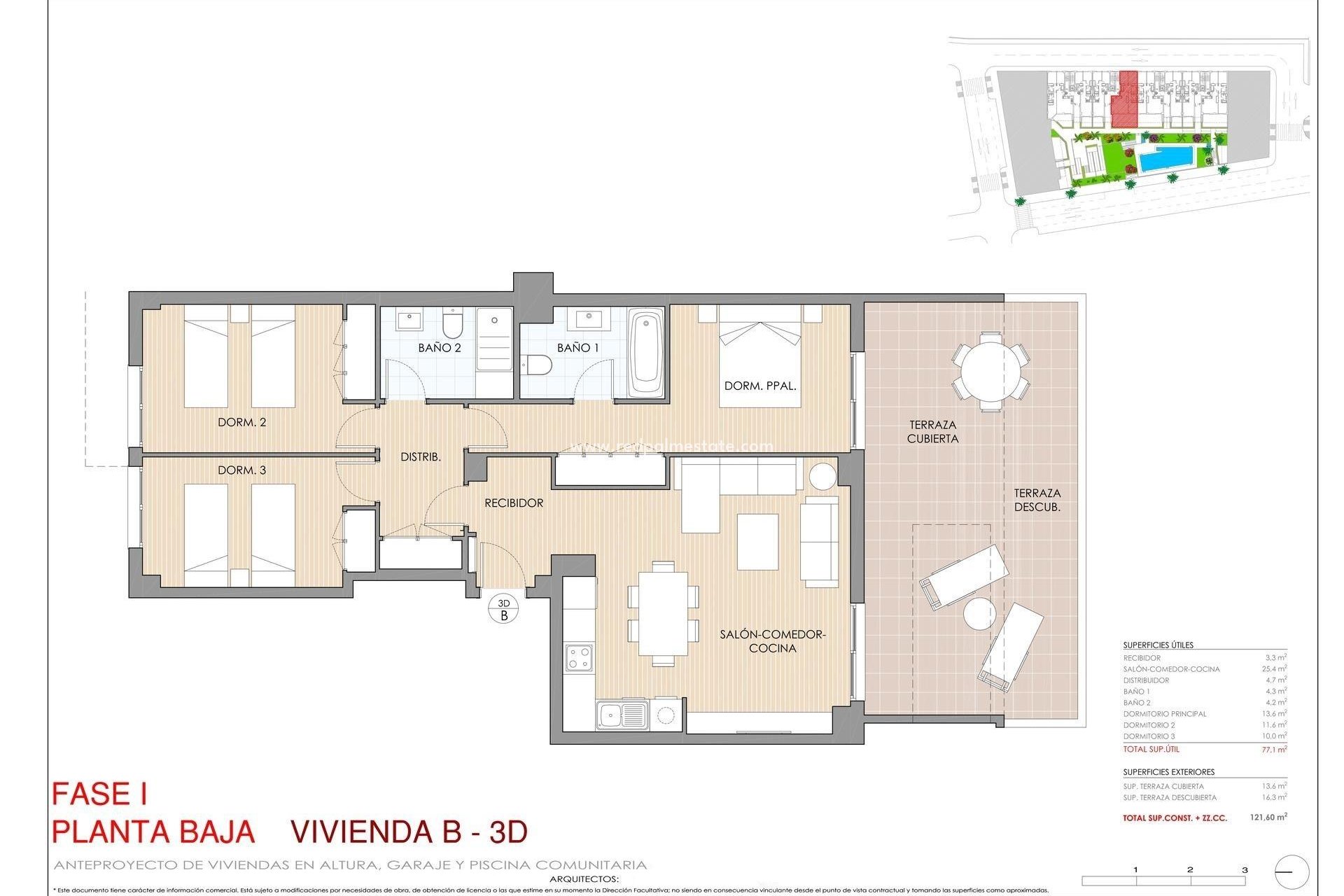 Obra nueva - Departamento -
Aguilas - Isla Del Fraile