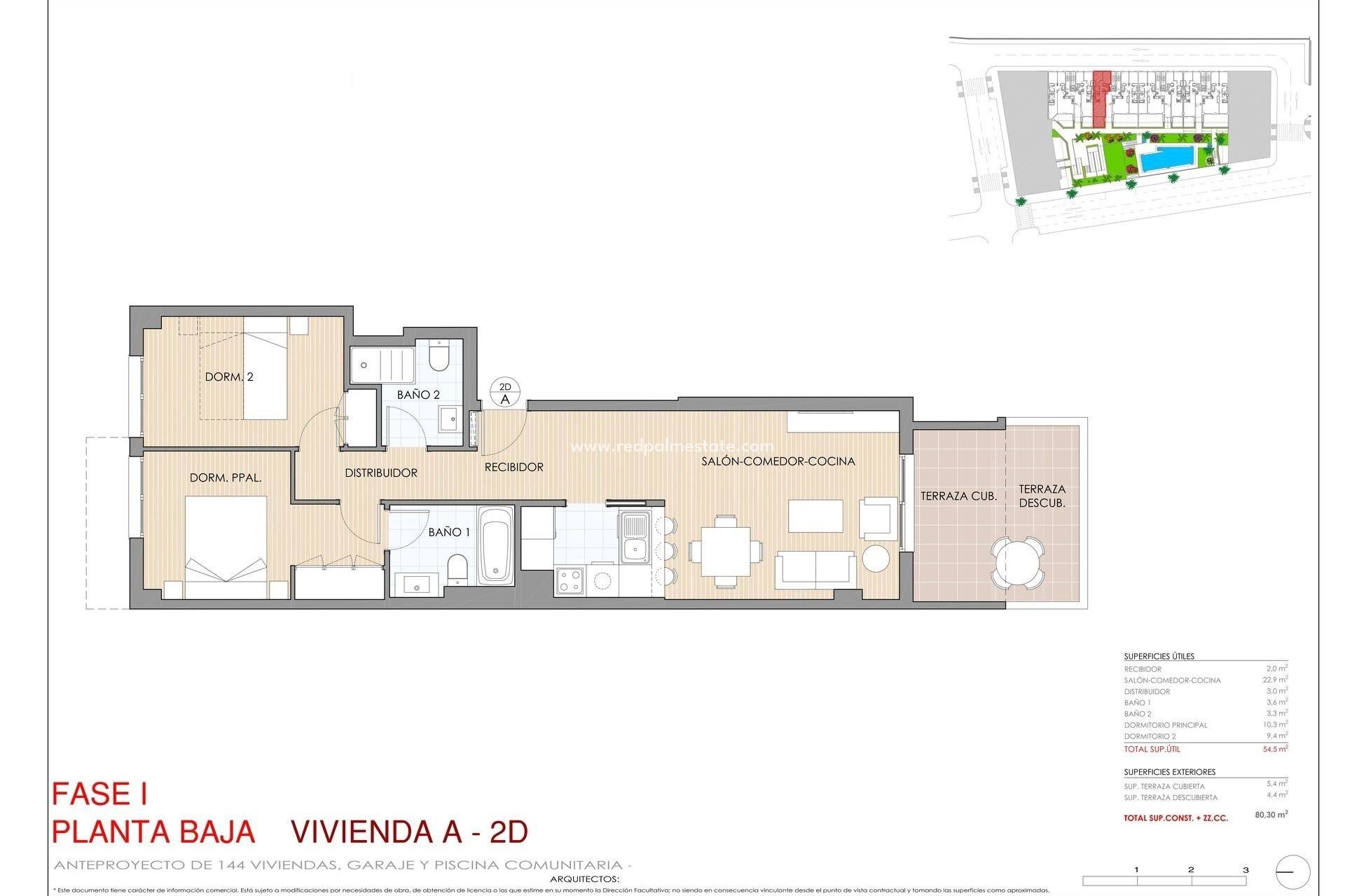 Obra nueva - Departamento -
Aguilas - Isla Del Fraile