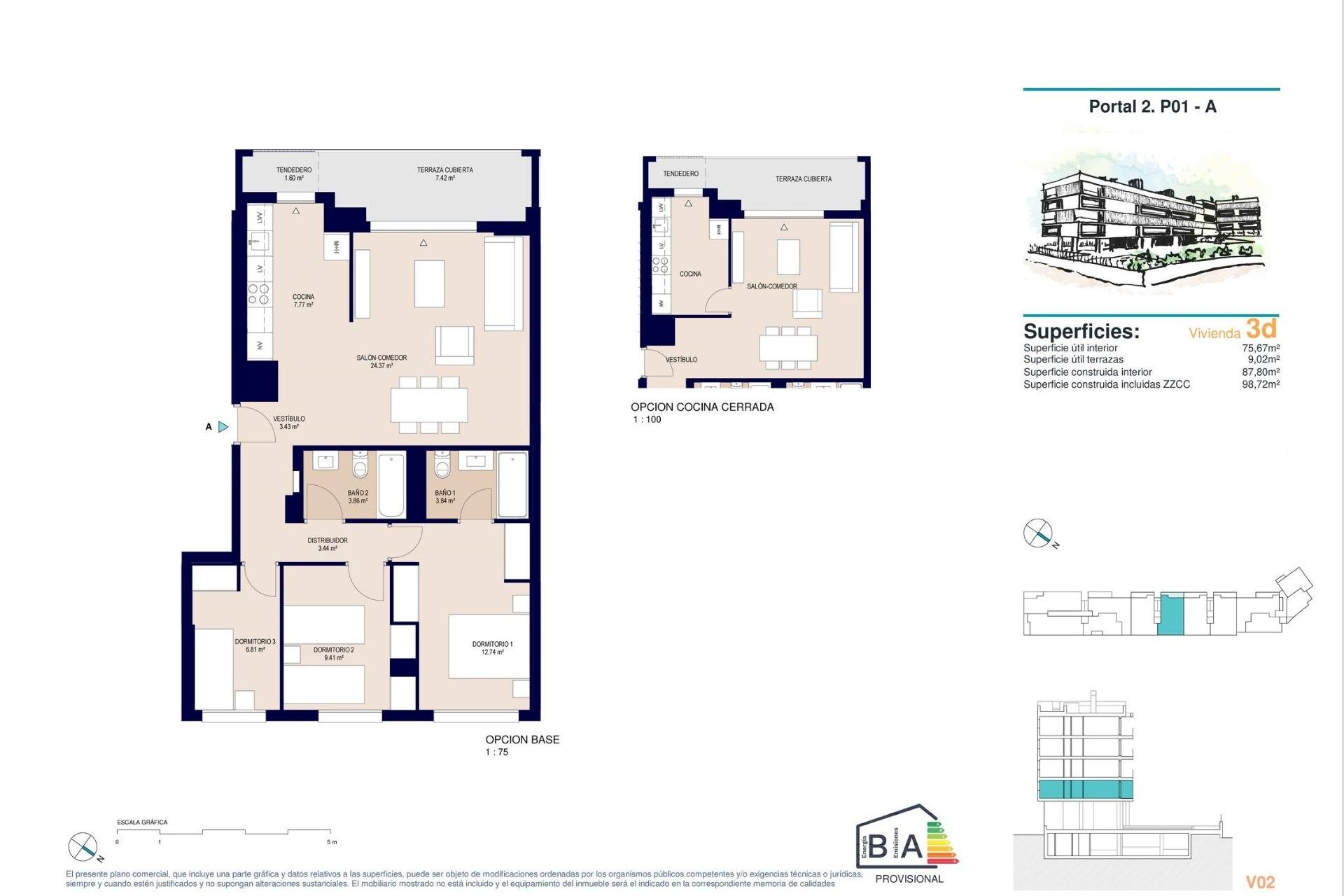 Obra nueva - Departamento -
Alicante - Pau Ii