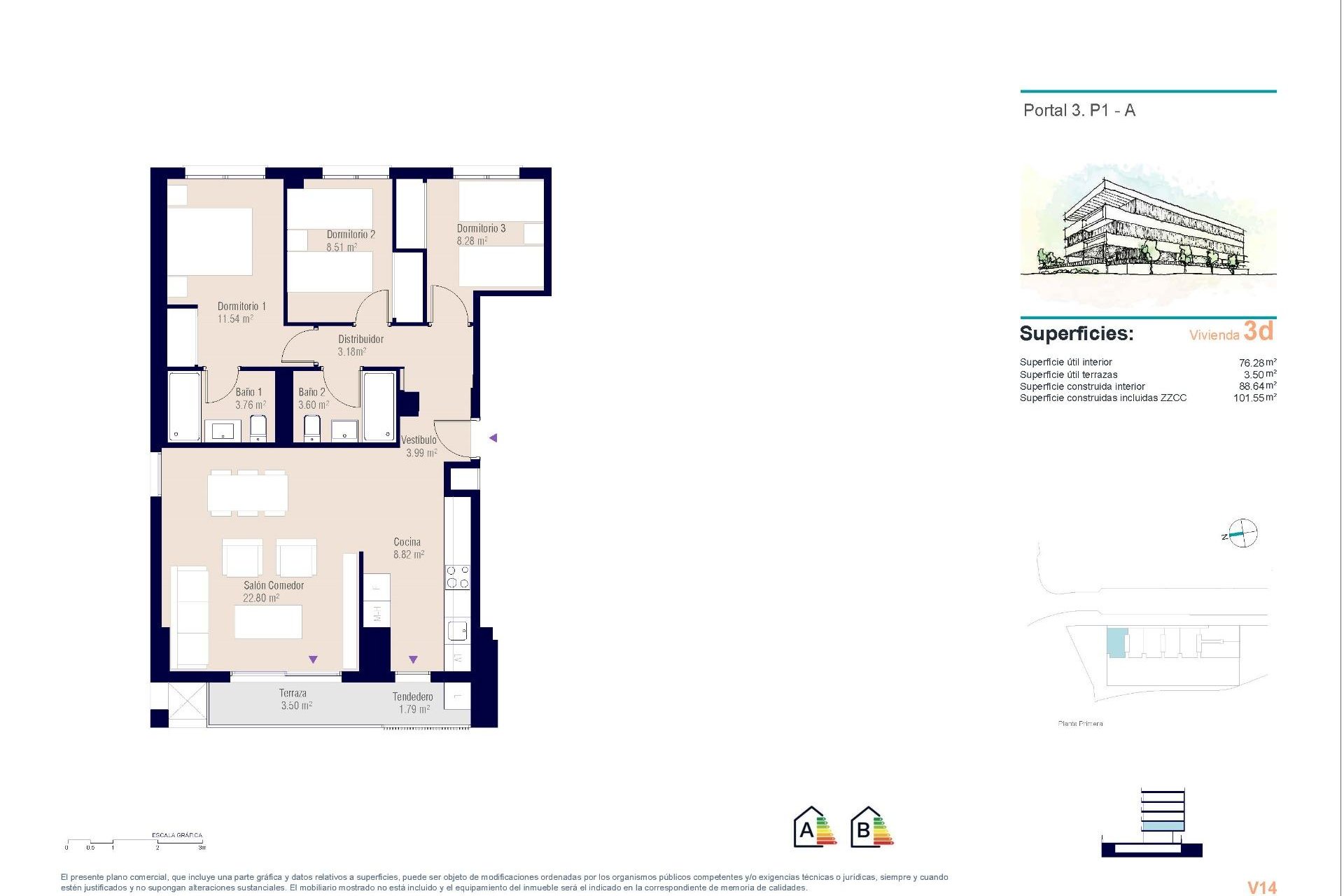 Obra nueva - Departamento -
Alicante - Pau Ii