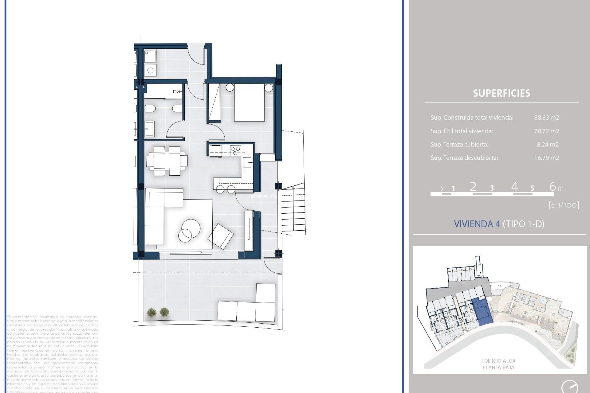 Obra nueva - Departamento -
Arenal d´en Castell - pueblo