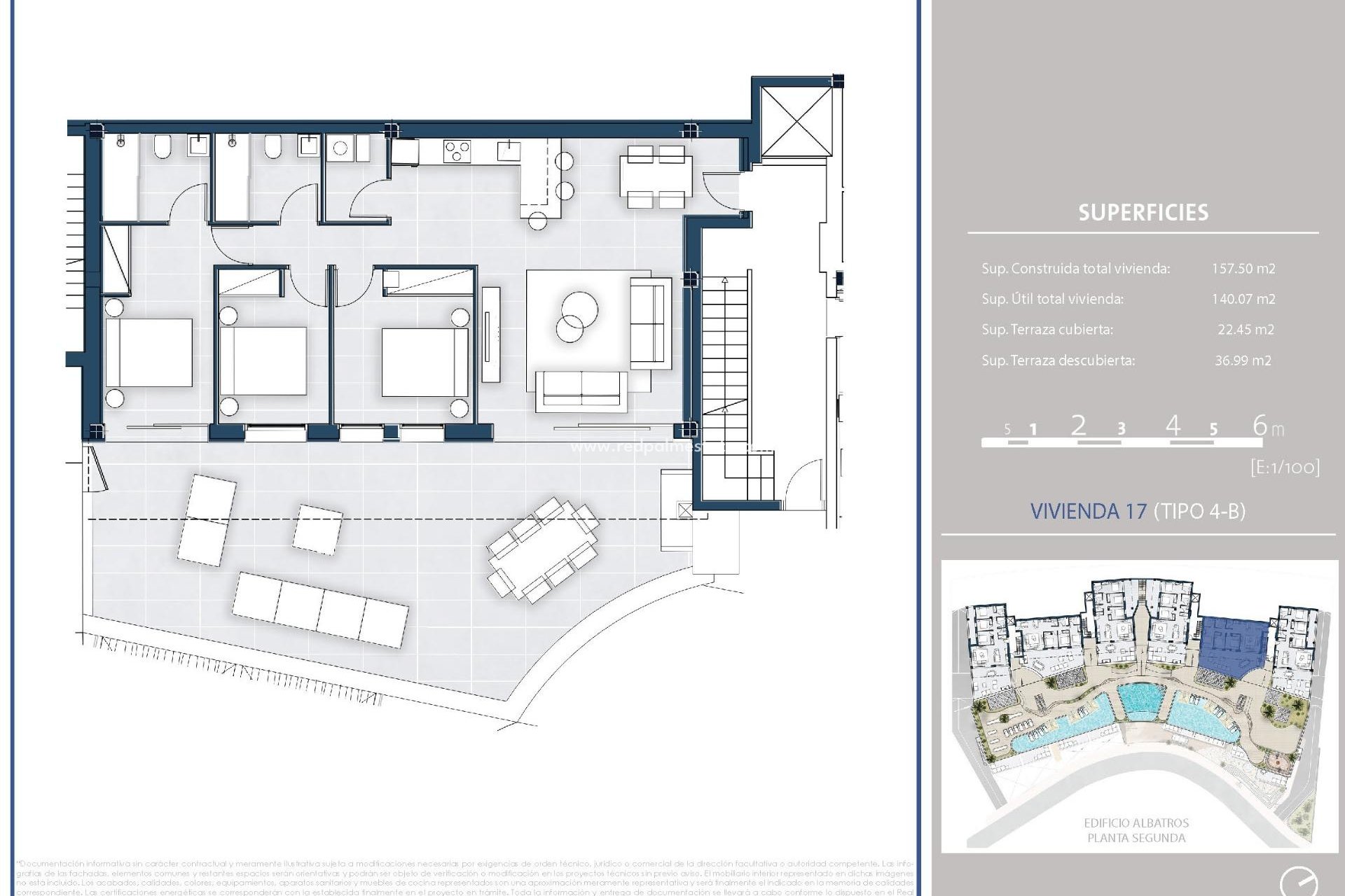 Obra nueva - Departamento -
Arenal d´en Castell - pueblo