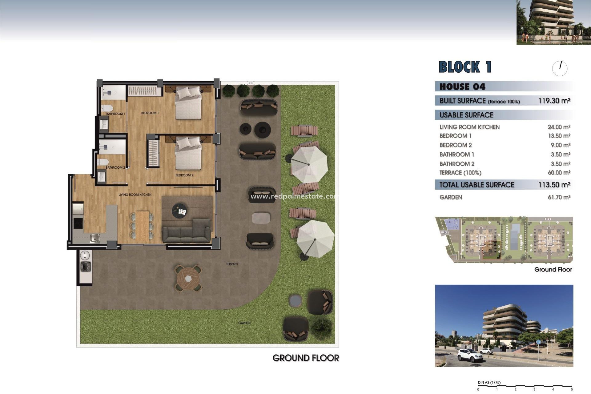 Obra nueva - Departamento -
Arenales del Sol