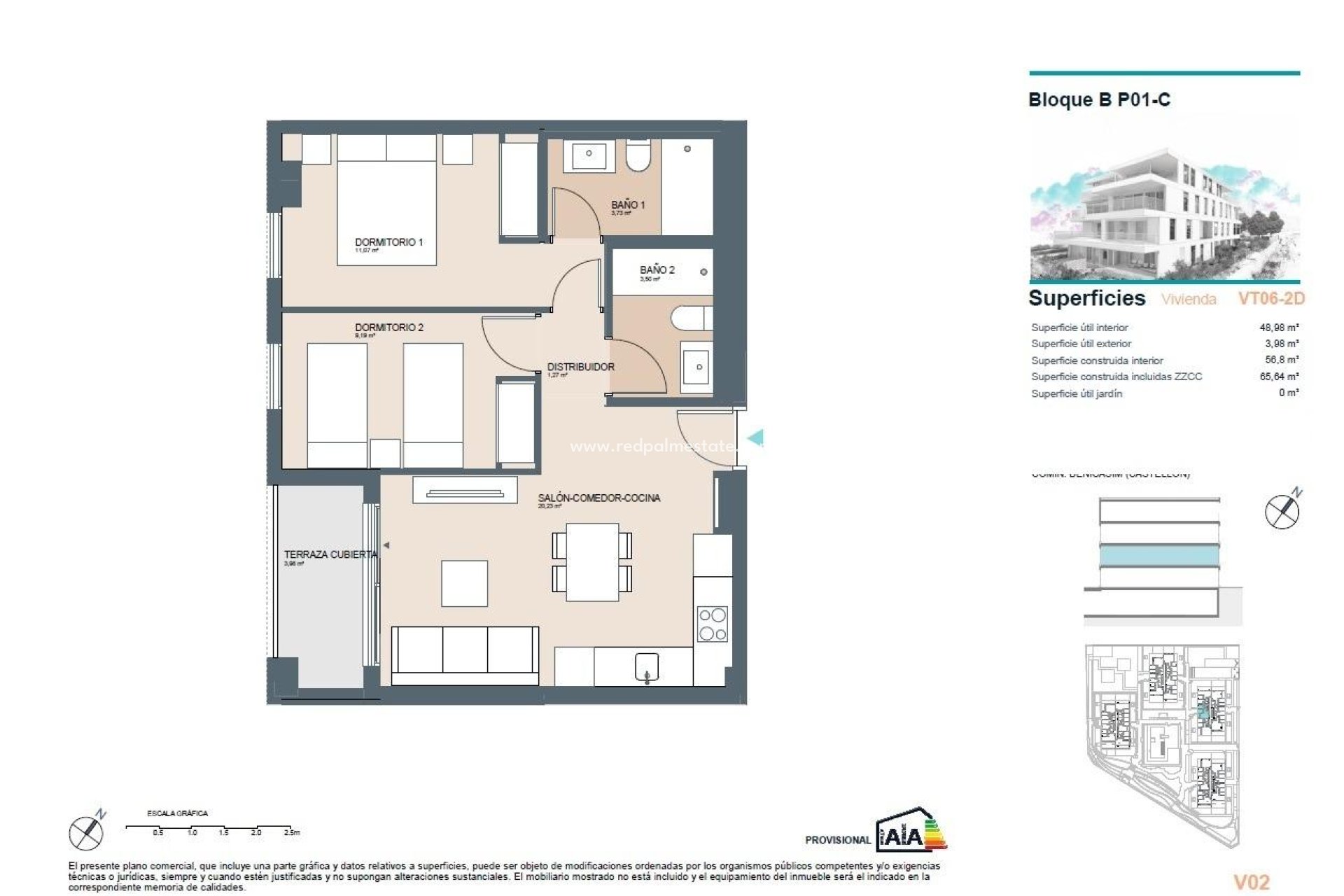 Obra nueva - Departamento -
Benicassim - Almadraba